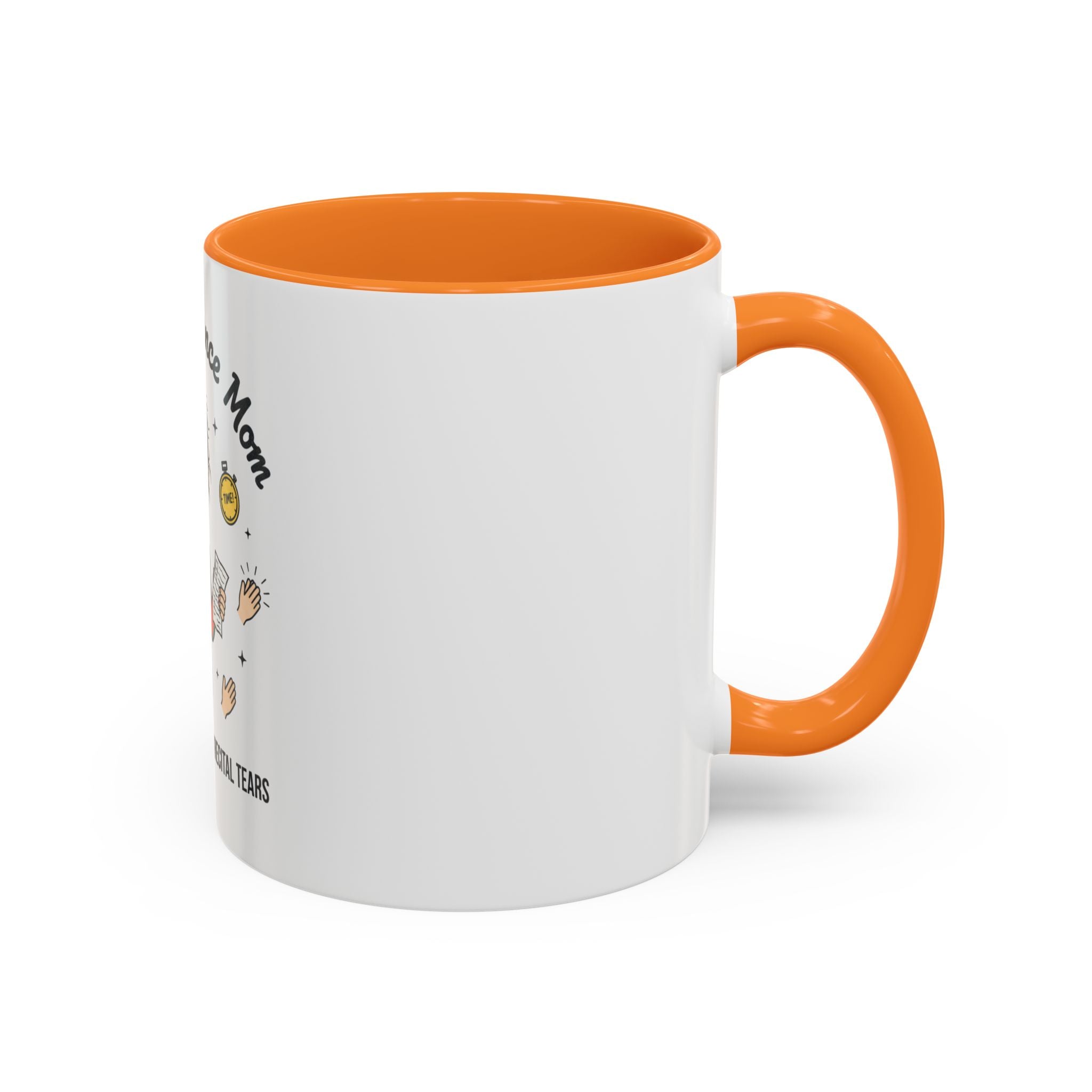 Frazzled Dance Mom Mug — "Powered by Coffee and Recital Tears" (11oz/15oz)