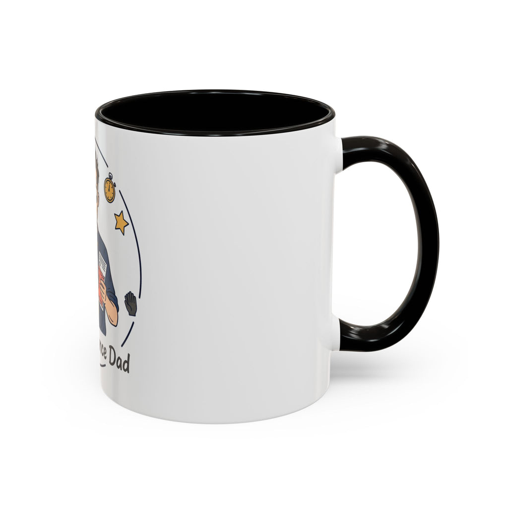 Frazzled Dance Dad Mug — Funny Dance Dad Coffee Cup (11oz/15oz)