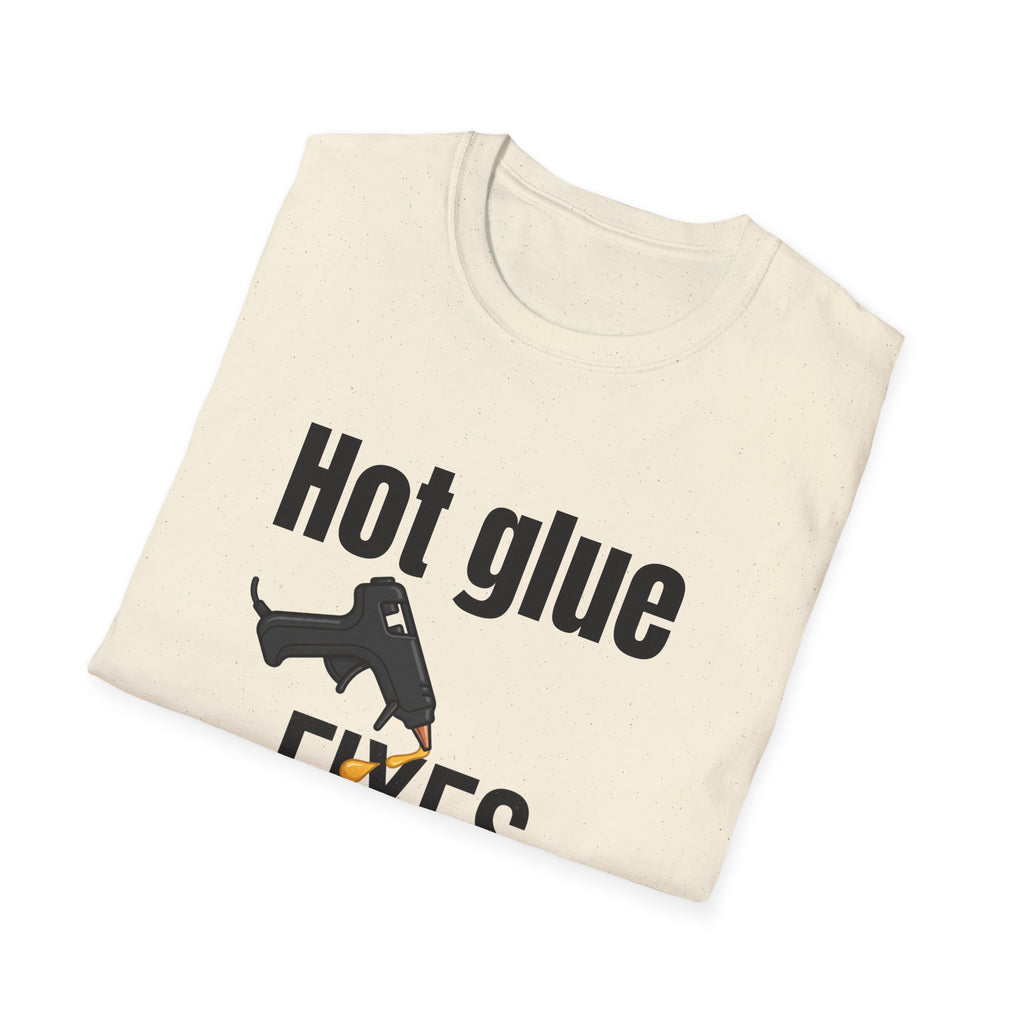 T-Shirt - Fixes Everything (Hot Glue Gun Design)