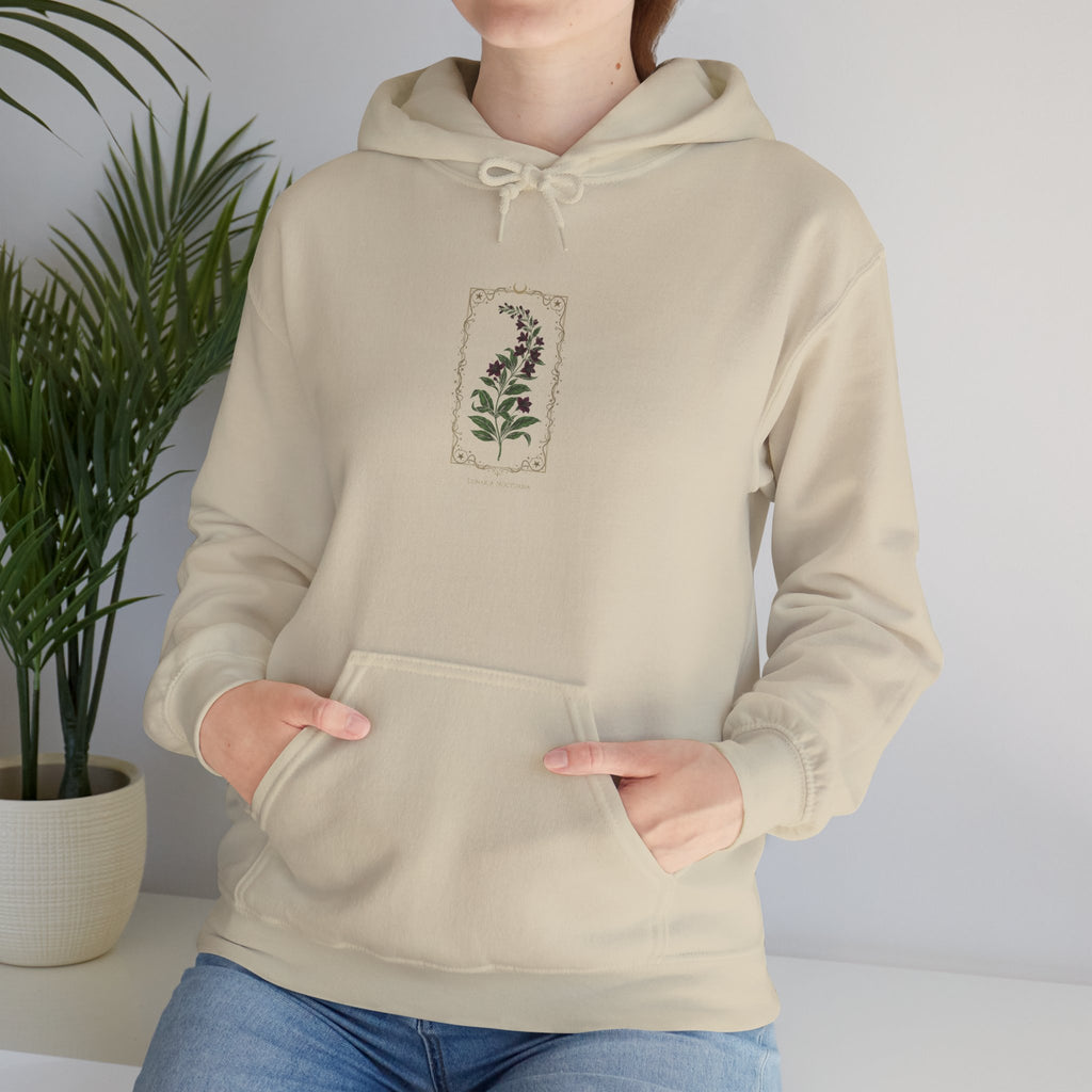 Nightshade Botanical Hoodie | dark botanical, witchy garden
