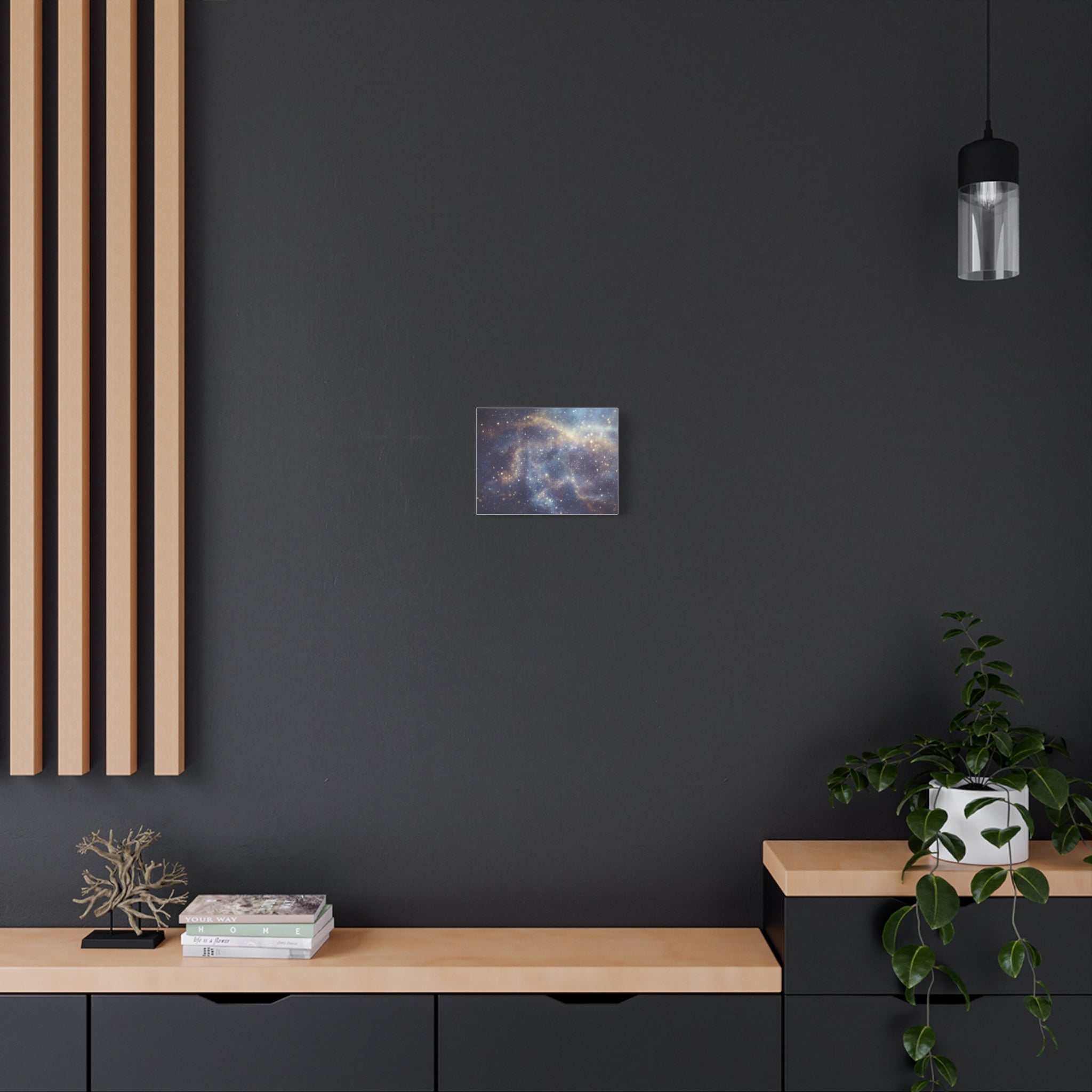 Galaxy Nebula Matte Canvas Wall Art — Stretched 1.25"