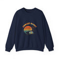 Sunset Coast Camper Crewneck Sweatshirt | 70s Sunset, Retro Surf Graphic