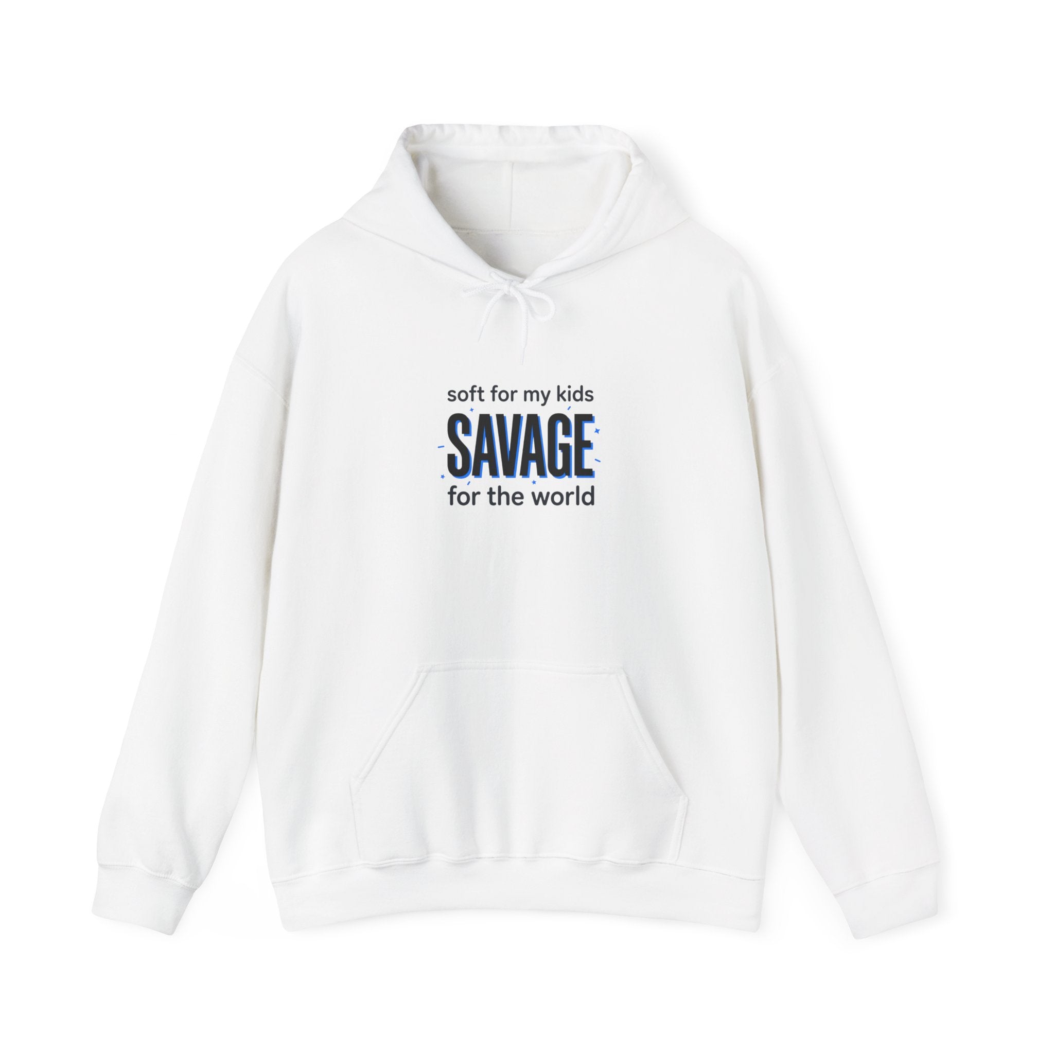 Savage Mom Hoodie | Minimalist Mother’s Day Typographic Sweatshirt
