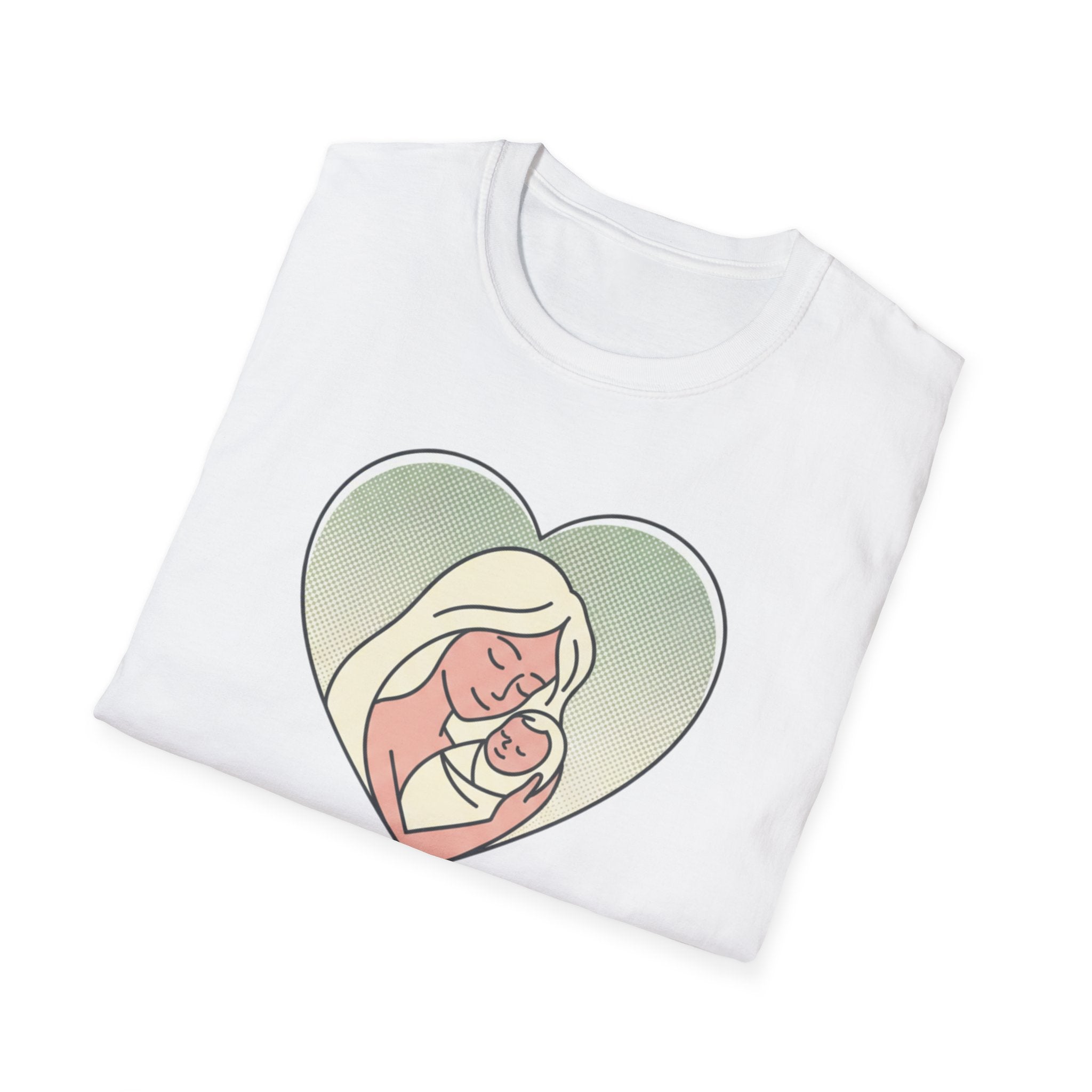 New Baby New Mom T-Shirt — New Life Announcement Tee