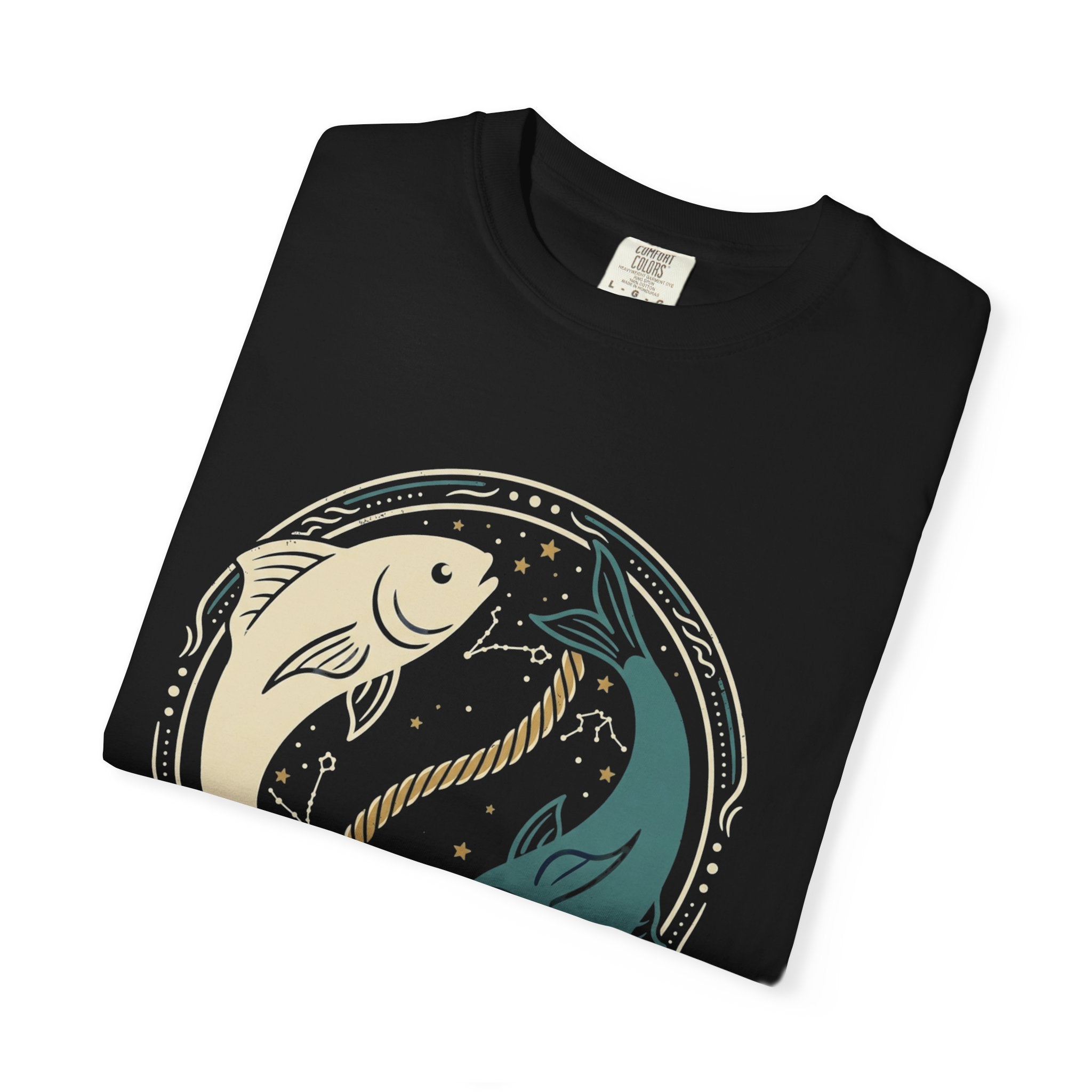 Pisces Zodiac T-Shirt — Yin Yang Fish Astrological Tee