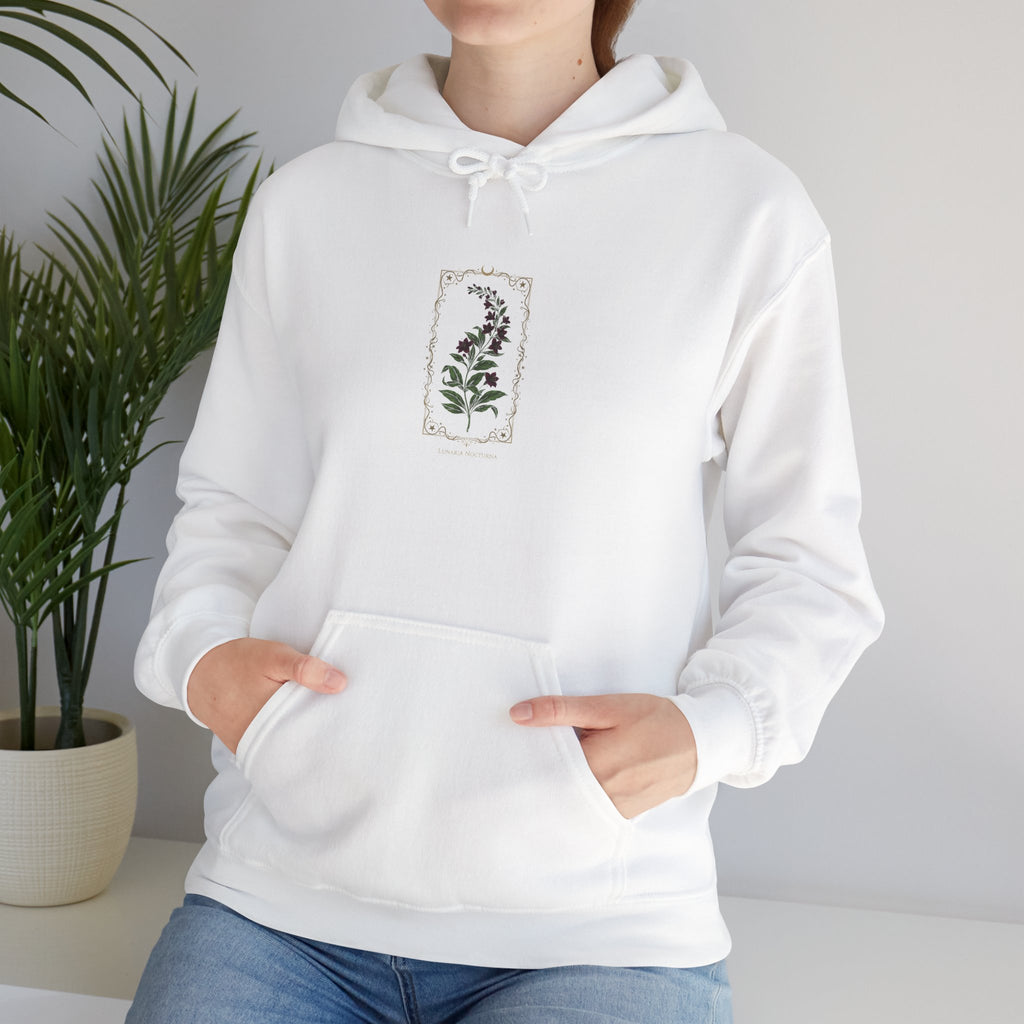 Nightshade Botanical Hoodie | dark botanical, witchy garden