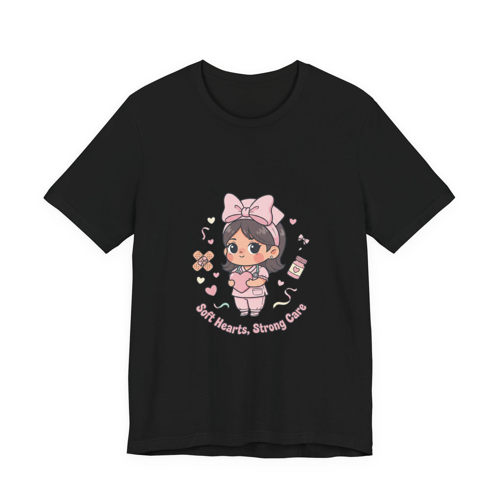 Cute Nurse Graphic Tee | Coquette medical pastel kawaii nurse merch