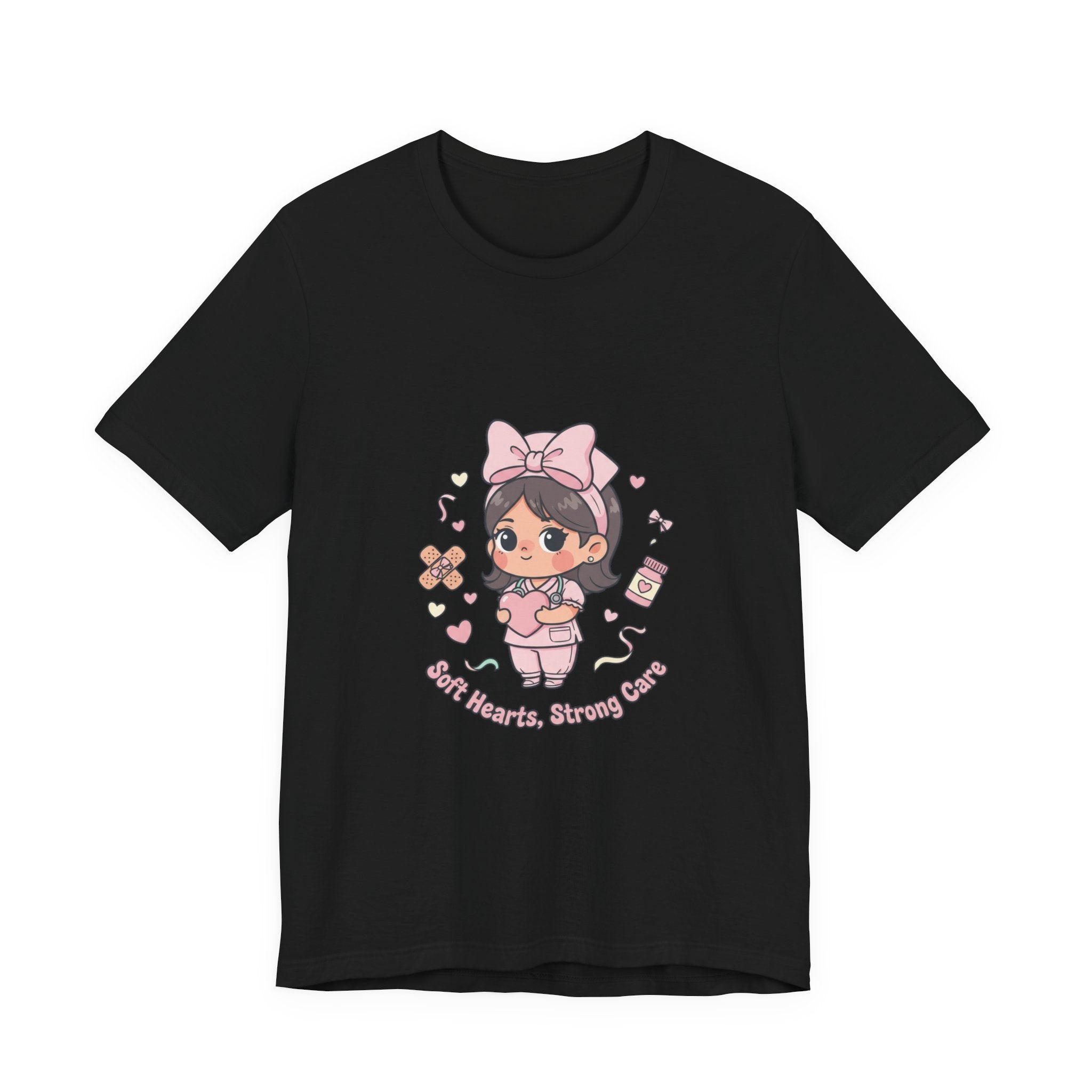 Cute Nurse Graphic Tee | Coquette medical pastel kawaii nurse merch