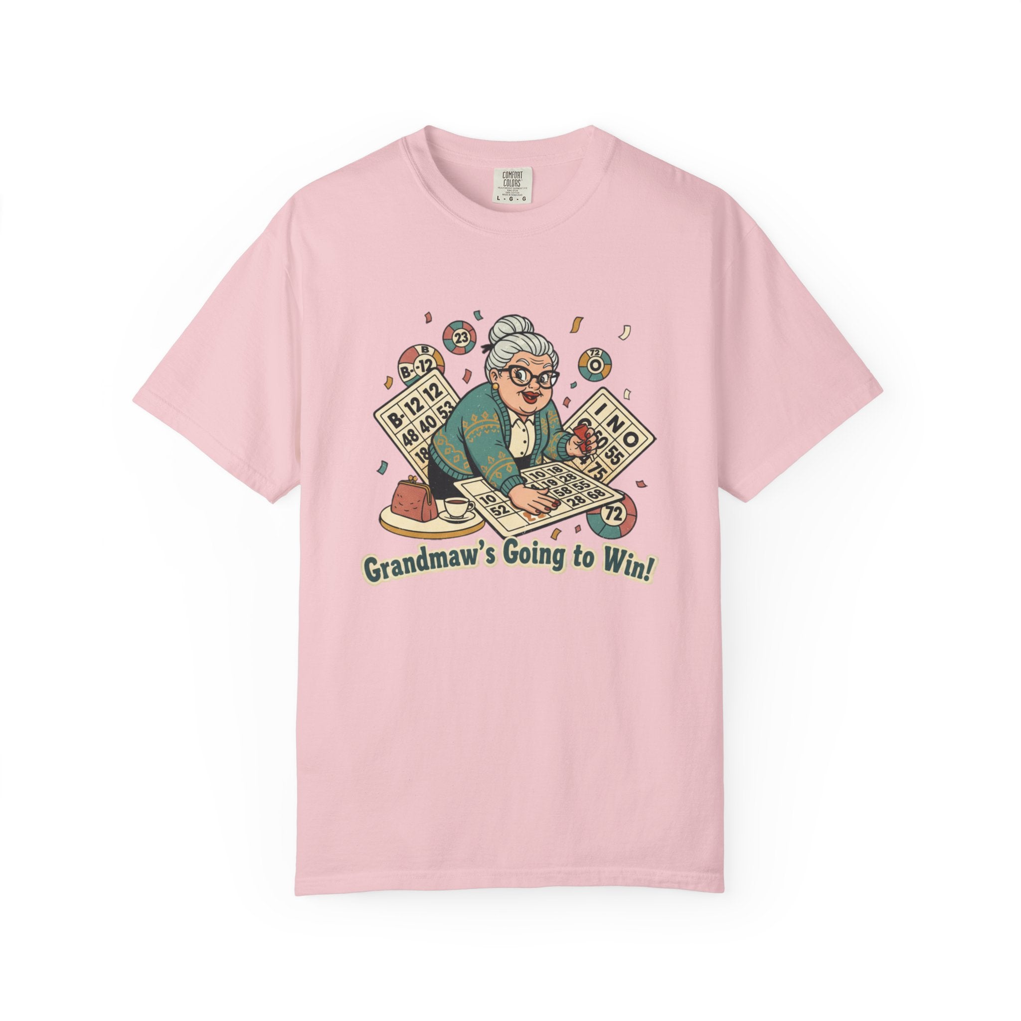Grandmaw Playing Bingo T-Shirt — Funny Bingo Grandma Tee