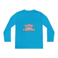Get It Together Youth Long Sleeve Tee — Colorful Retro Motivation Shirt