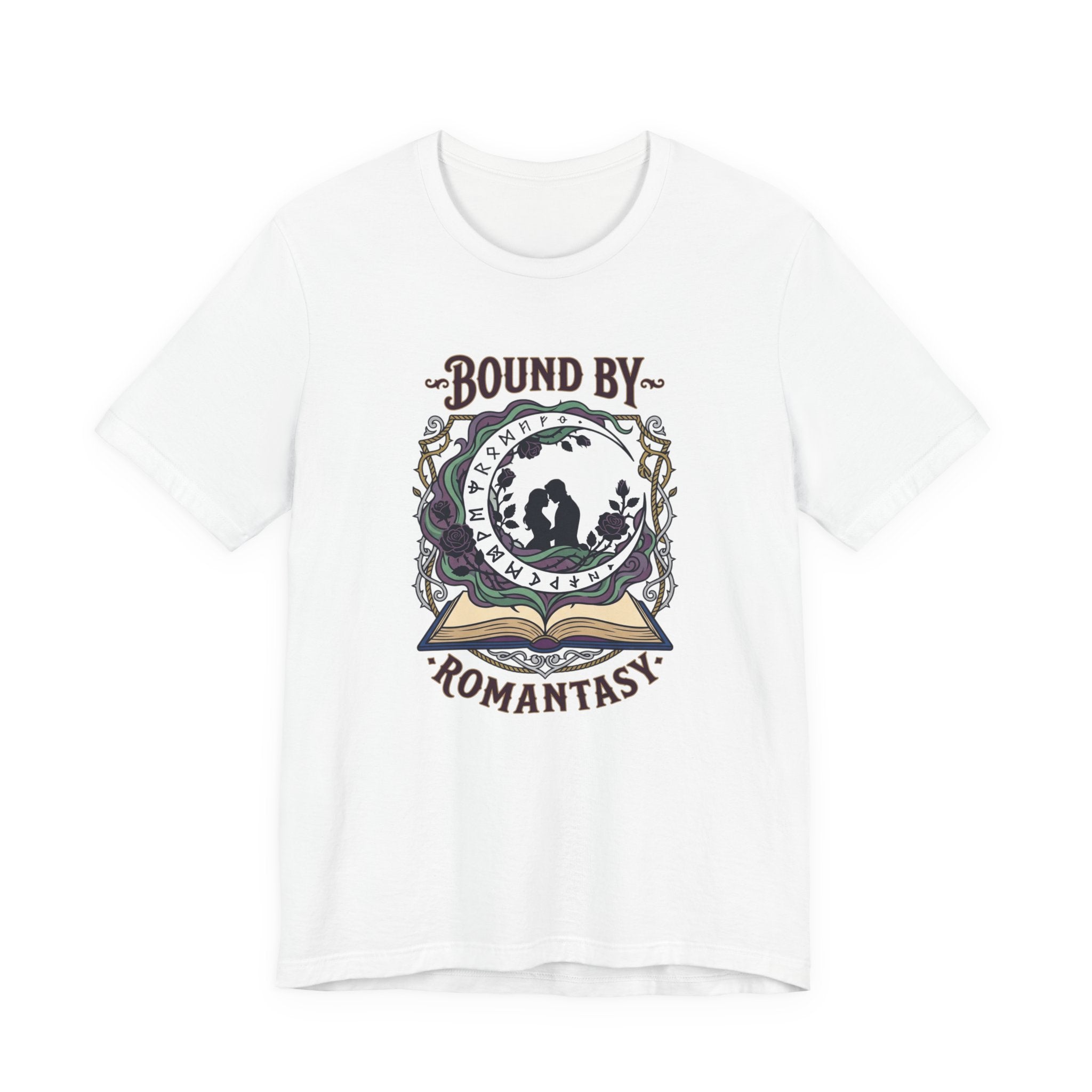 Bound by Romantasy Tee | romantasy reader, enchanted gothic book lover