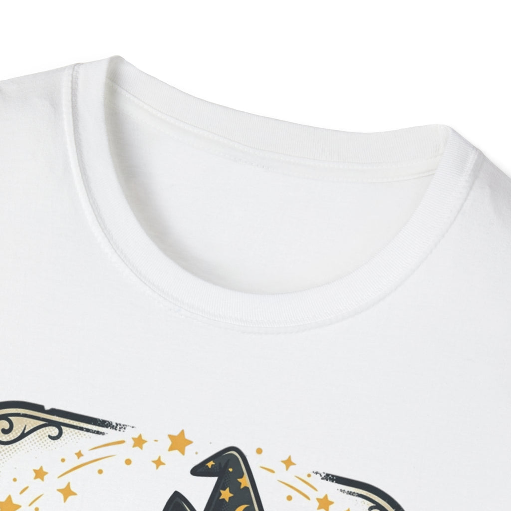 Magician Cat T-Shirt — "The Mysterious Cat" Cute Black Cat Magic Graphic Tee