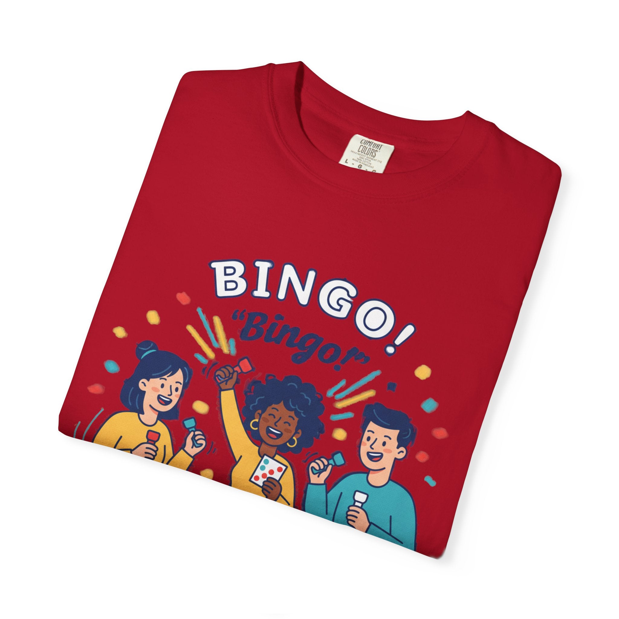 Bingo Night T-Shirt — "Yelling Bingo" Friends Game Tee