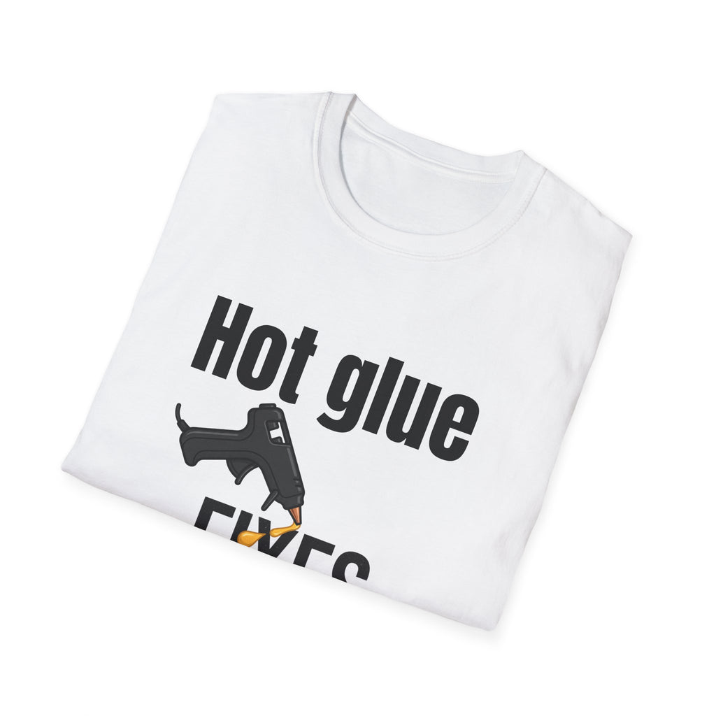 T-Shirt - Fixes Everything (Hot Glue Gun Design)