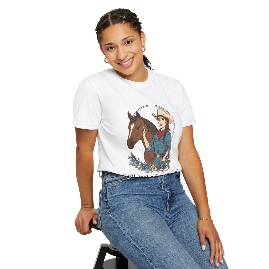 Still Just a Country Girl T-Shirt — Cowboy Cowgirl Horse Graphic Tee