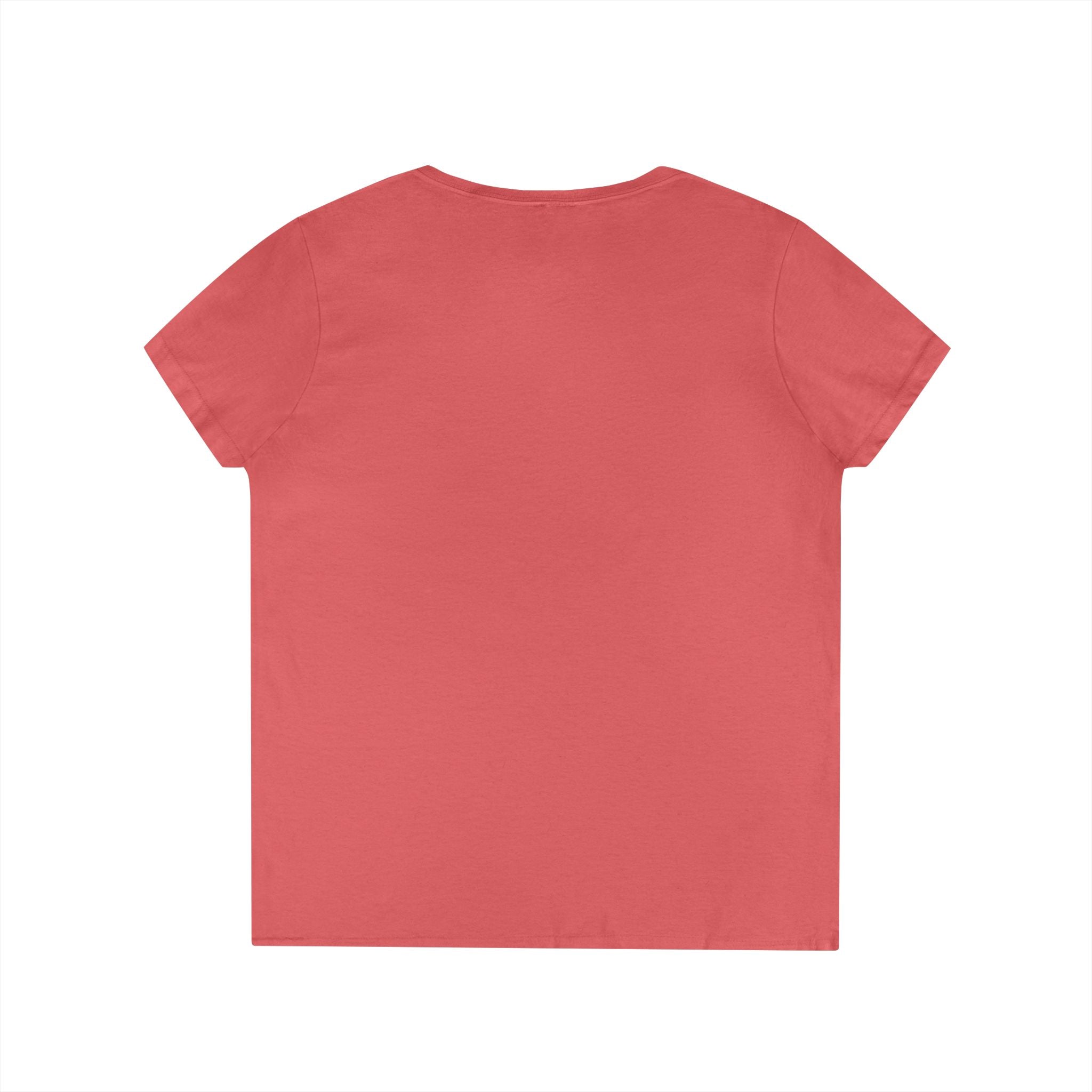 Mom Faux Love V-Neck T-Shirt —Faux Floral Heart "Love" Mother's Day Tee