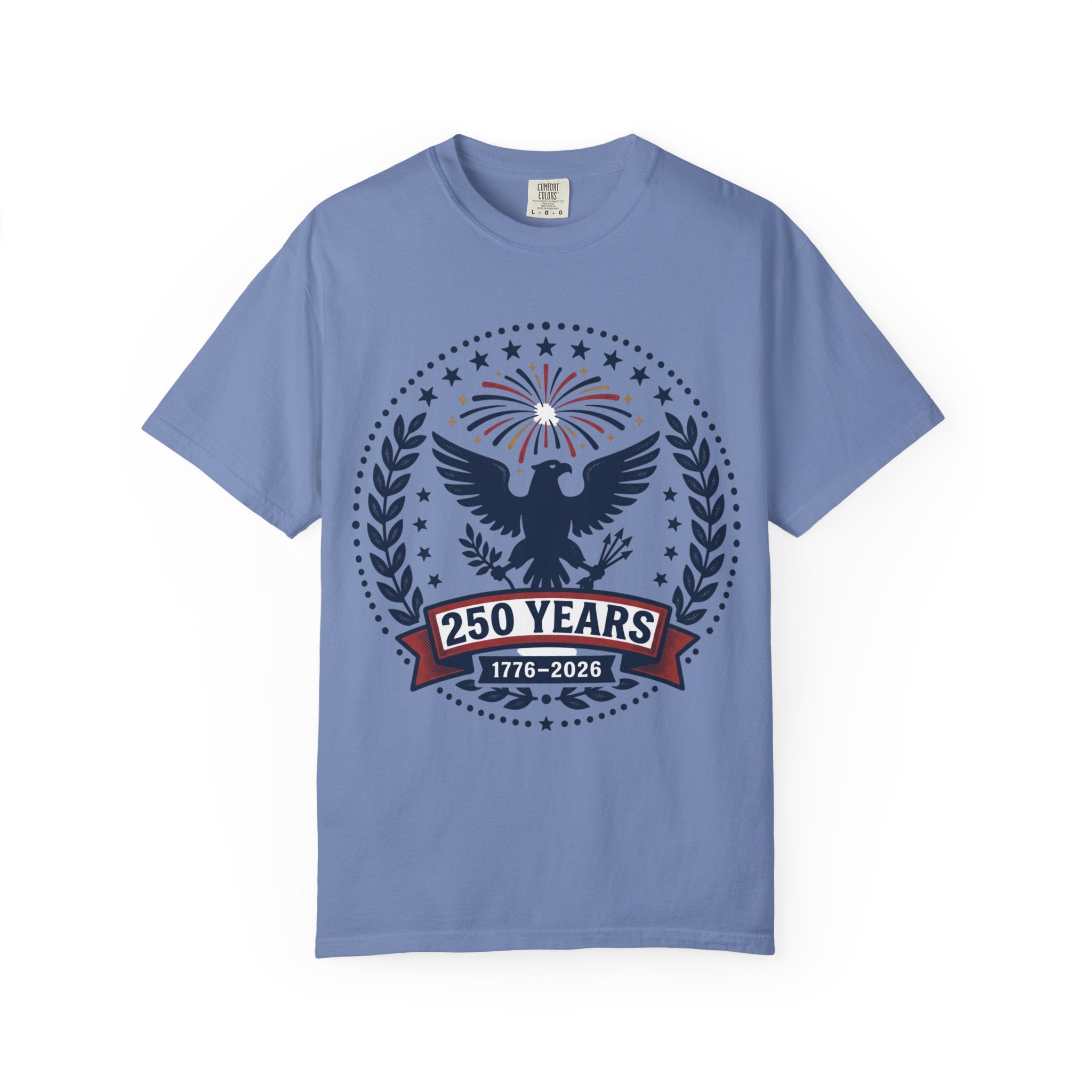 250 Years Eagle Anniversary T-Shirt — 1776–2026 Patriotic Celebration Tee