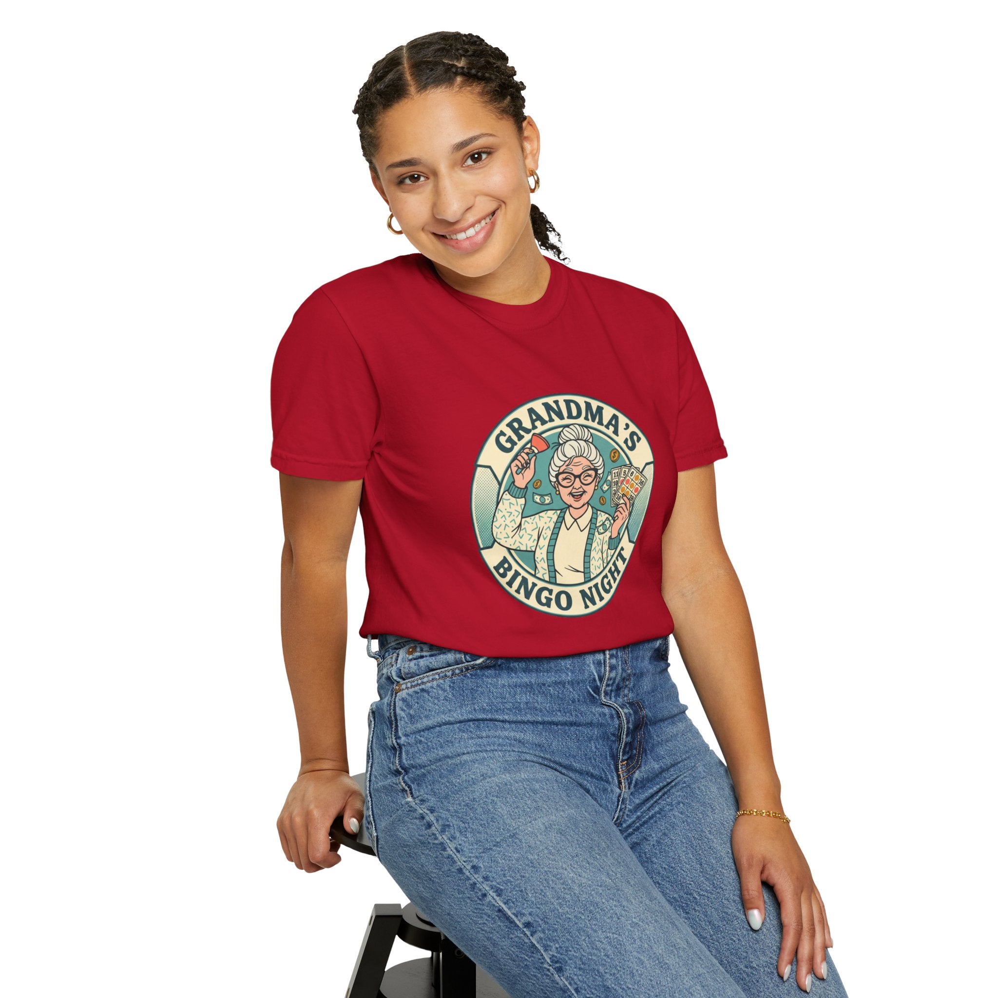Grandma’s Bingo Night T-Shirt — Vintage Retro Bingo Card Tee