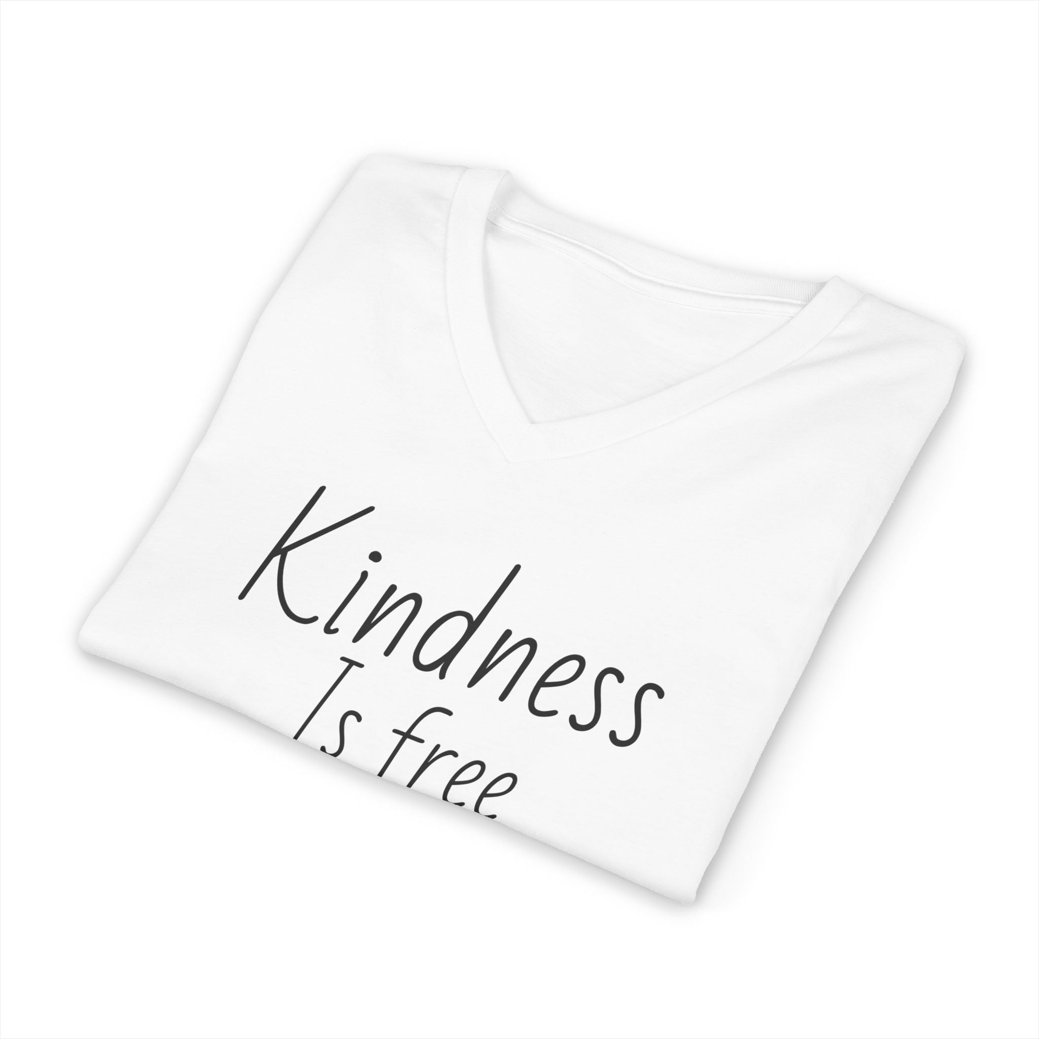 Kindness Sprinkle V-Neck Tee — "Sprinkle It Everywhere" Inspirational Graphic Shirt