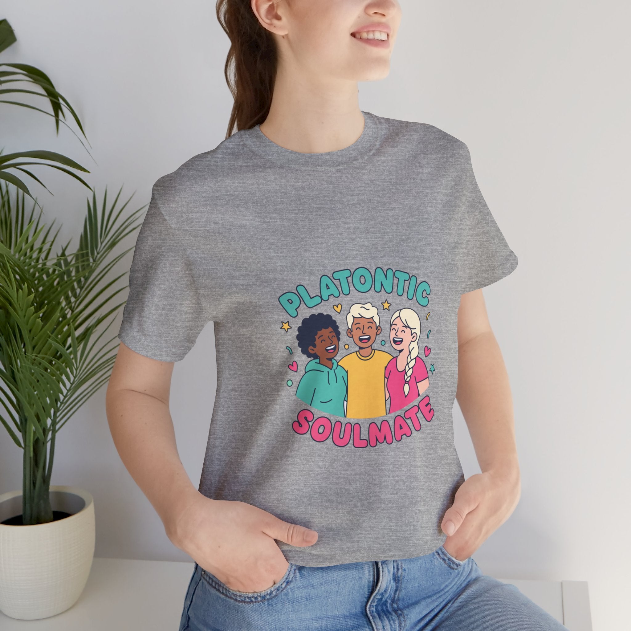 Platonic Soulmate Tee | Friendship-First BFF Shirt, Platonic Love Top