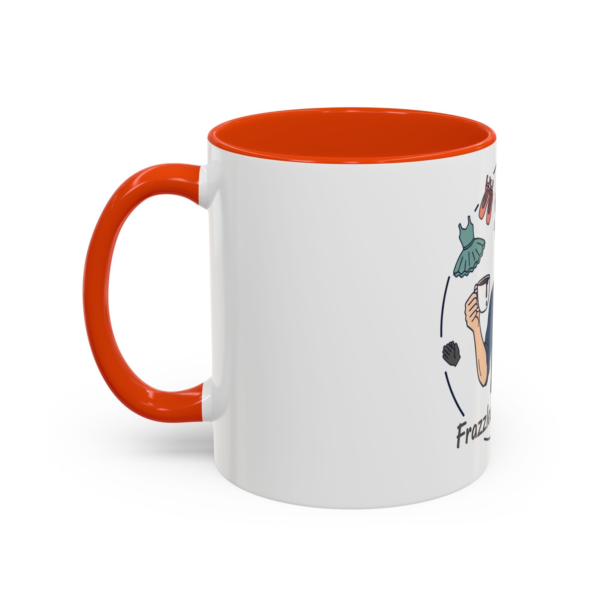Frazzled Dance Dad Mug — Funny Dance Dad Coffee Cup (11oz/15oz)
