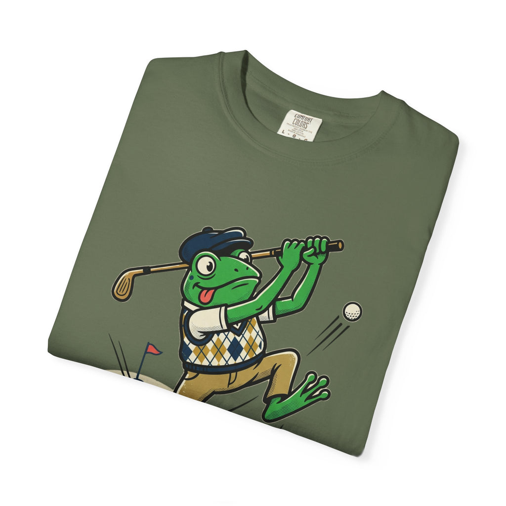 Golf Frog T-Shirt — “Fore-get About It” Funny Golf Graphic Tee