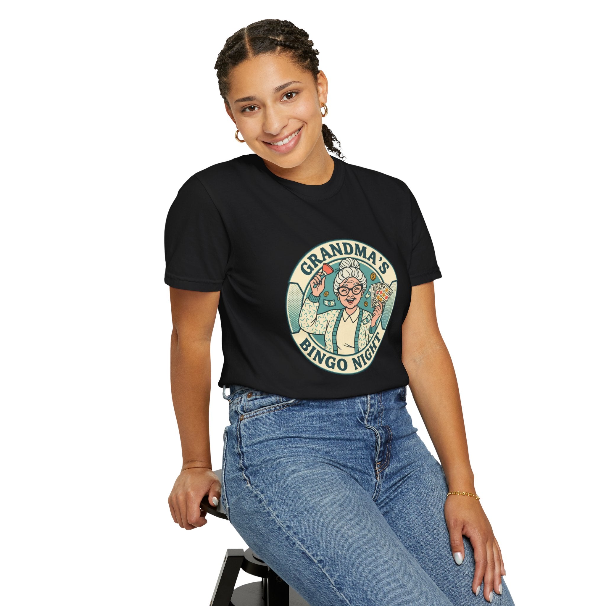 Grandma’s Bingo Night T-Shirt — Vintage Retro Bingo Card Tee