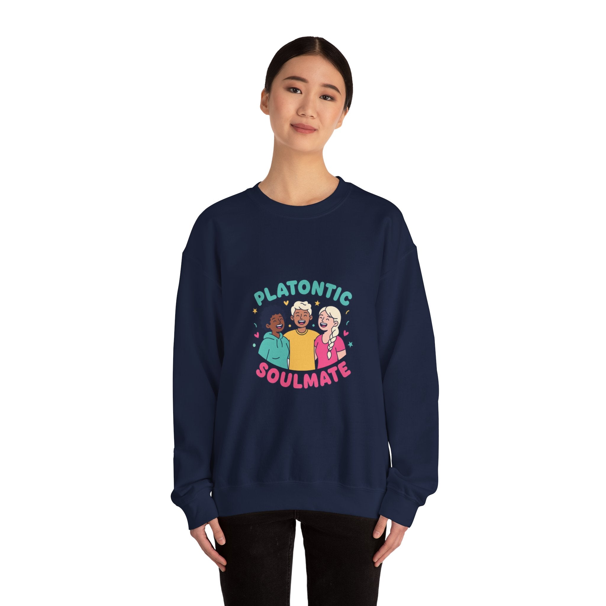 Platonic Soulmate Crewneck Sweatshirt | friendship, platonic love