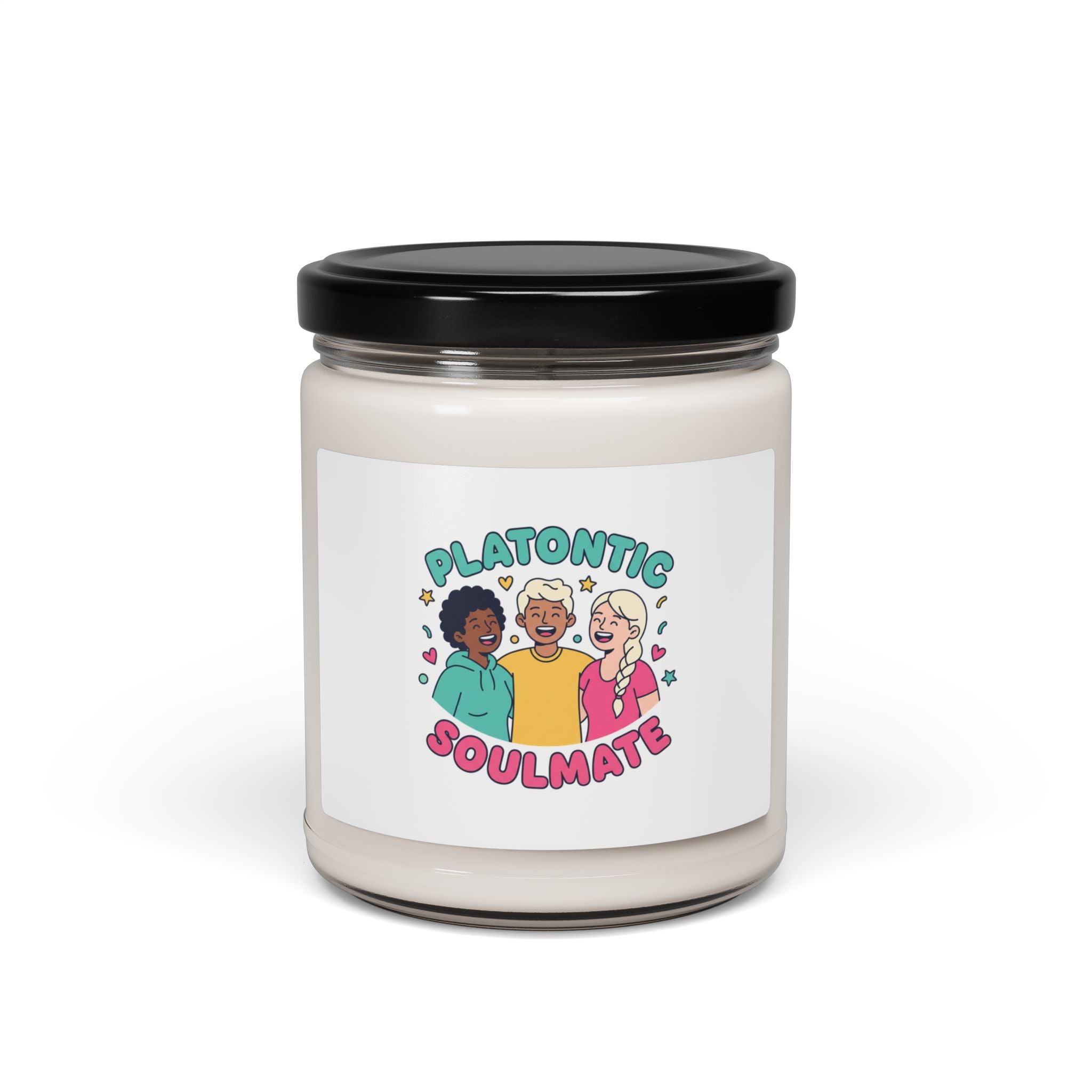 Platonic Soulmate Candle, Soy Jar | Friendship-First, Bestie Keepsake