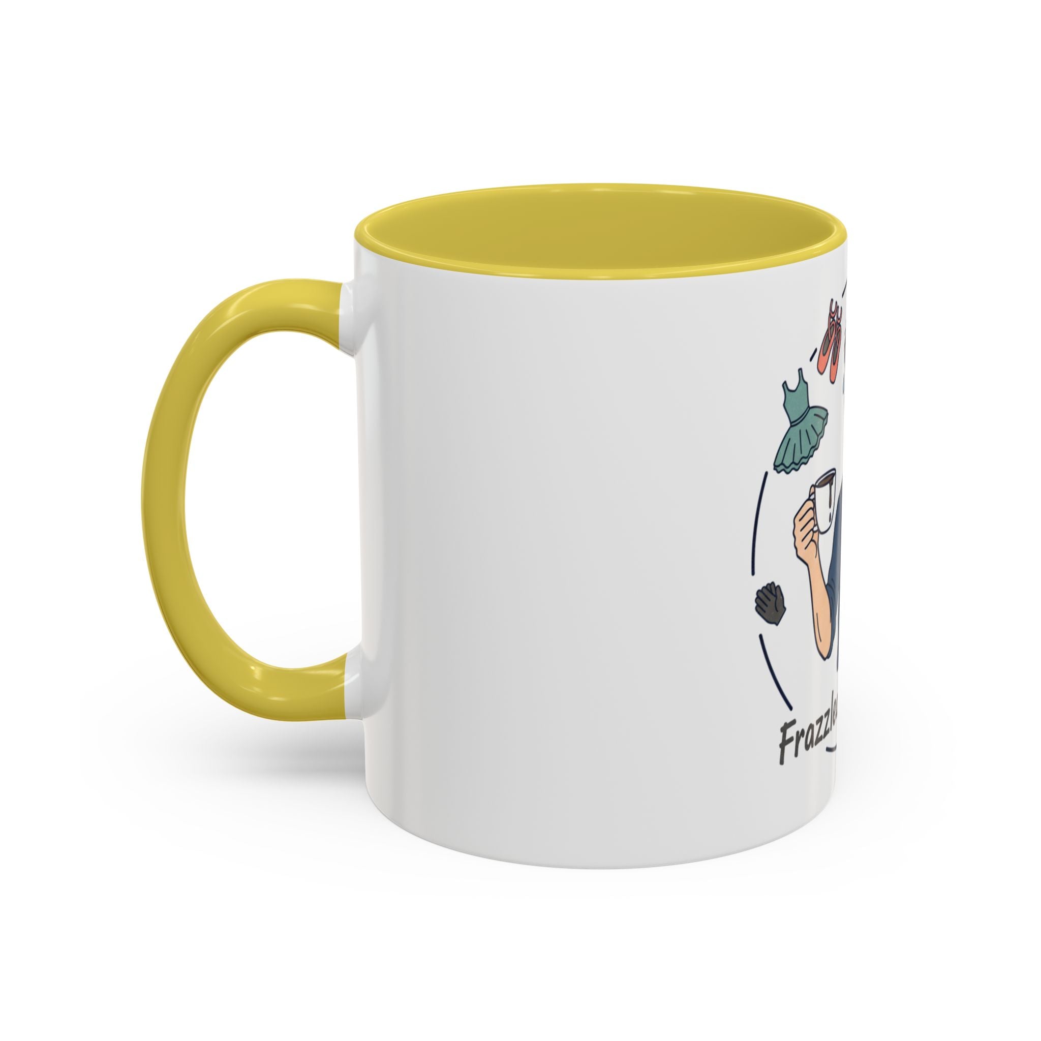Frazzled Dance Dad Mug — Funny Dance Dad Coffee Cup (11oz/15oz)