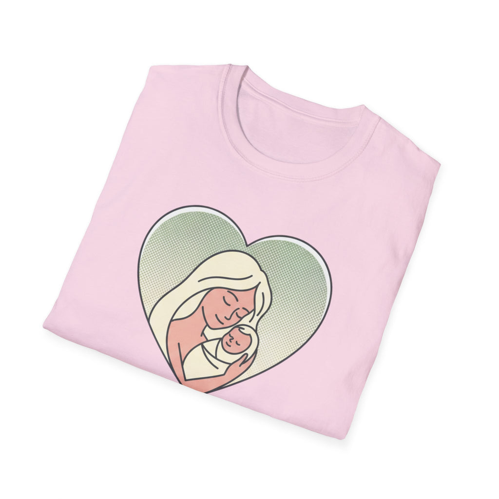 New Baby New Mom T-Shirt — New Life Announcement Tee