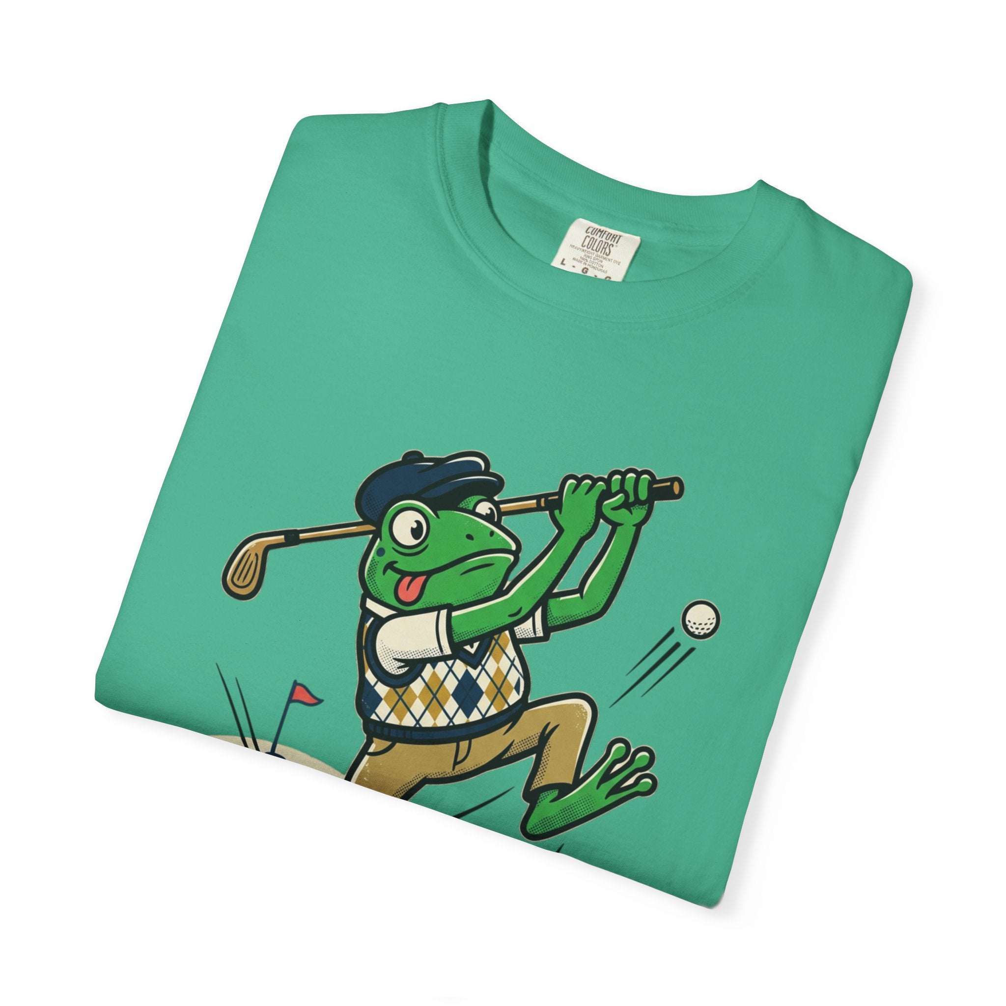 Golf Frog T-Shirt — “Fore-get About It” Funny Golf Graphic Tee