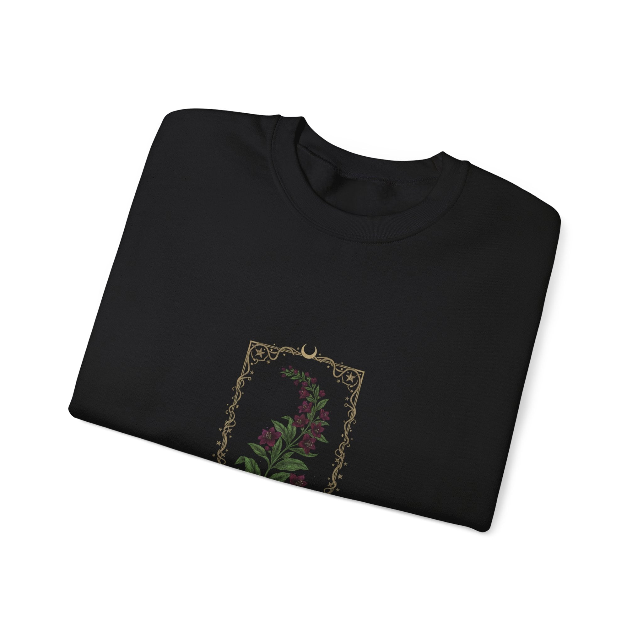 Nightshade Botanical Crewneck Sweatshirt | dark botanical, gothic floral