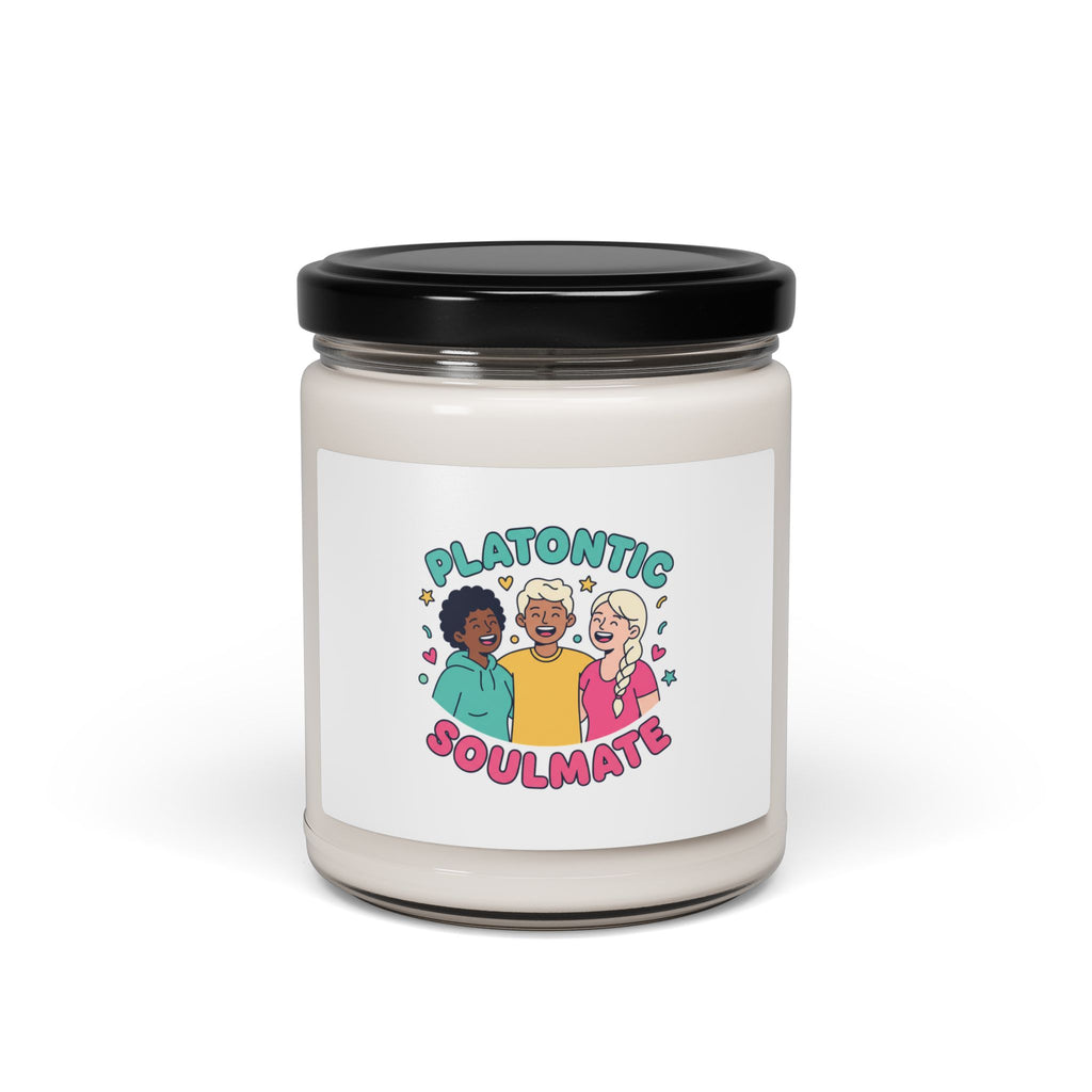 Platonic Soulmate Candle, Soy Jar | Friendship-First, Bestie Keepsake