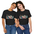 Faux Book Lover Tee — Faux. Floral 'Book Lover' Graphic T-Shirt