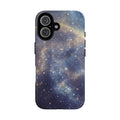 iPhone 16 Galaxy Sparkle Tough Phone Case — Protective Cosmic Nebula Design