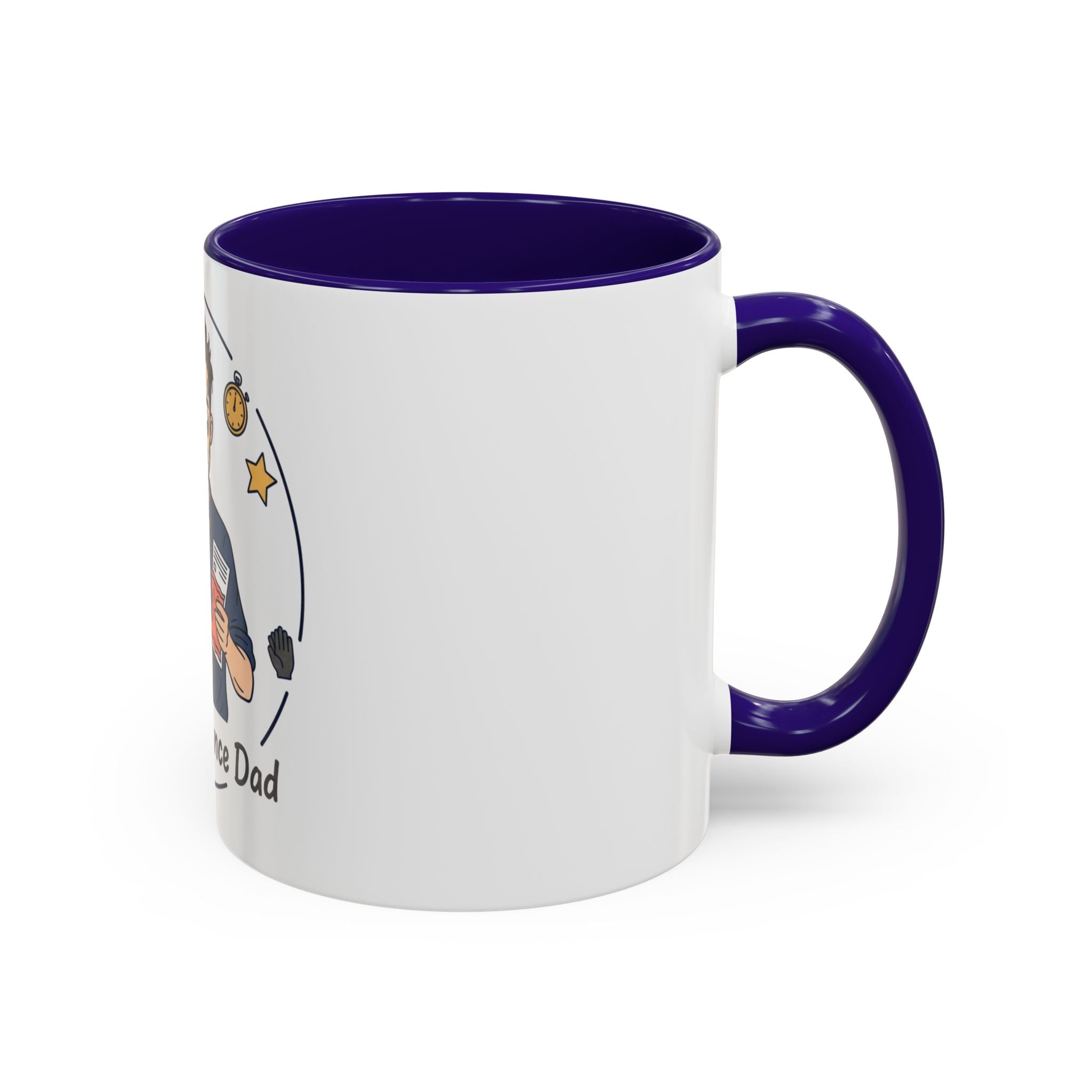 Frazzled Dance Dad Mug — Funny Dance Dad Coffee Cup (11oz/15oz)