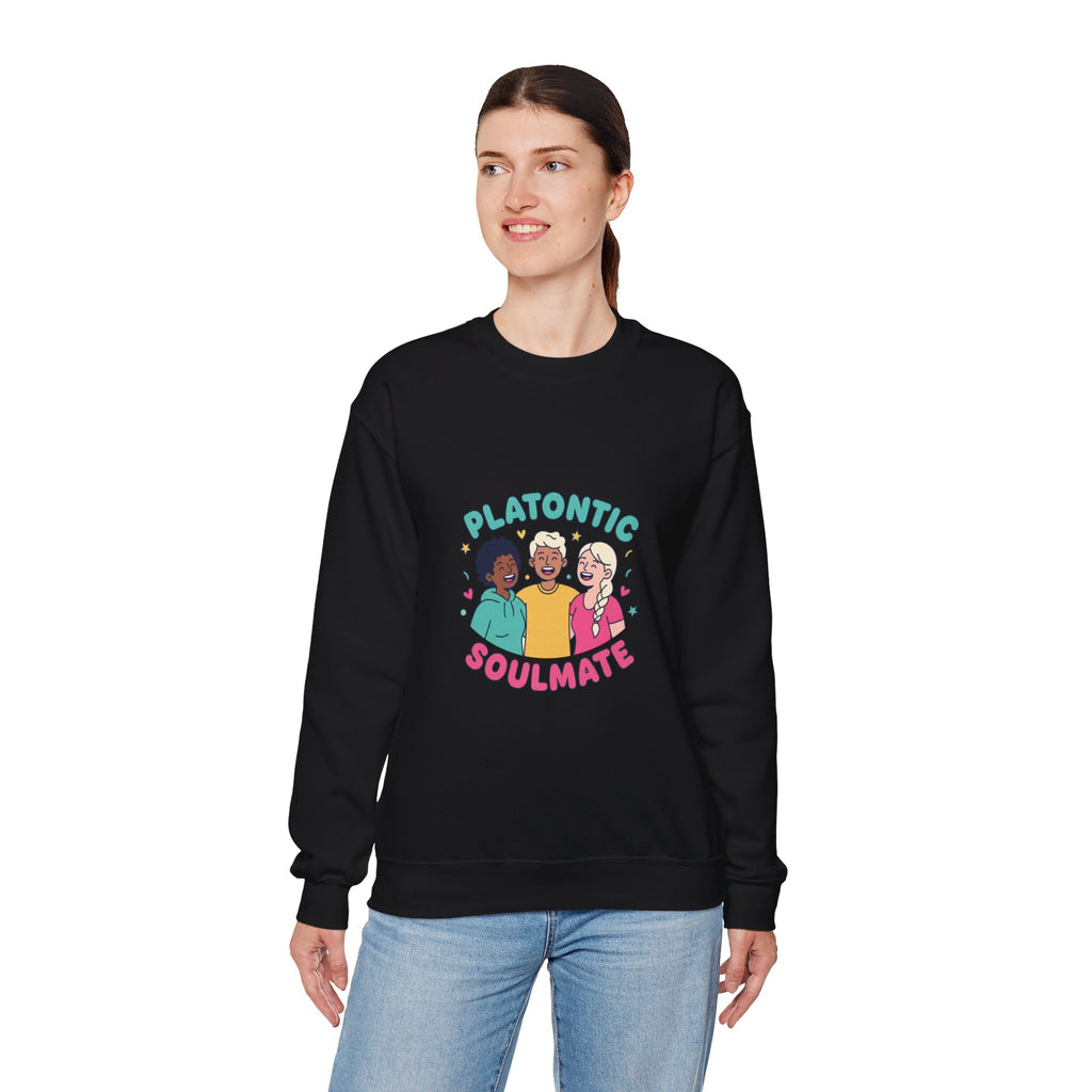 Platonic Soulmate Crewneck Sweatshirt | friendship, platonic love