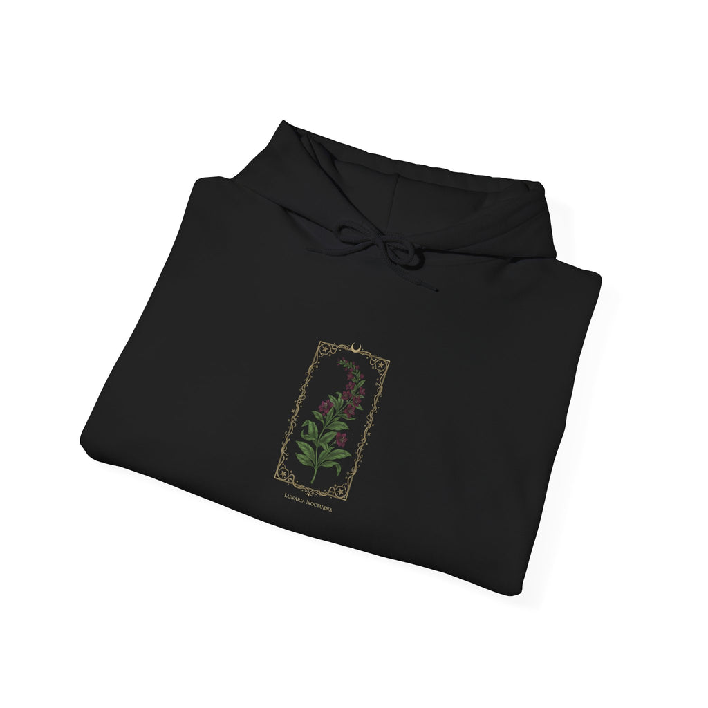 Nightshade Botanical Hoodie | dark botanical, witchy garden