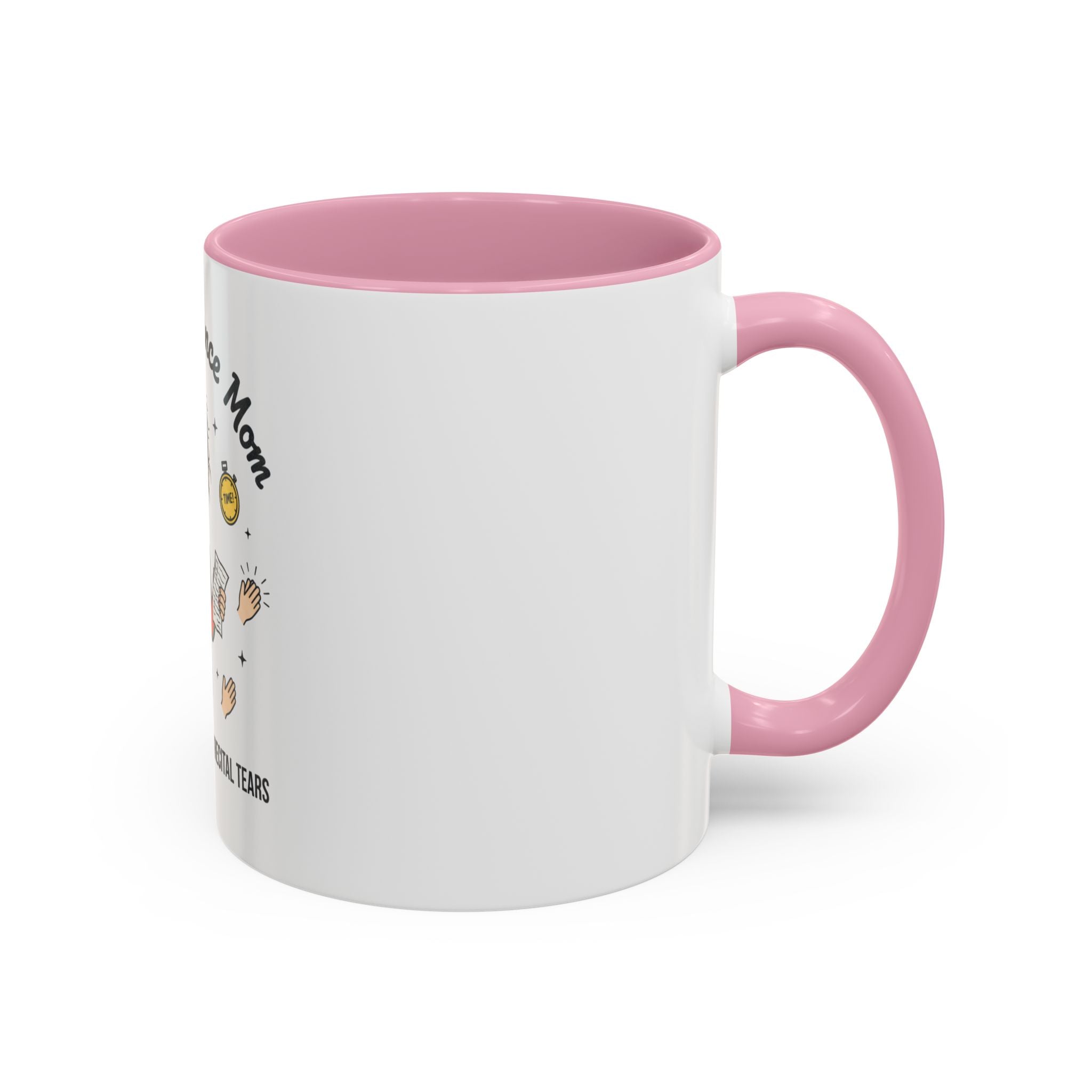 Frazzled Dance Mom Mug — "Powered by Coffee and Recital Tears" (11oz/15oz)
