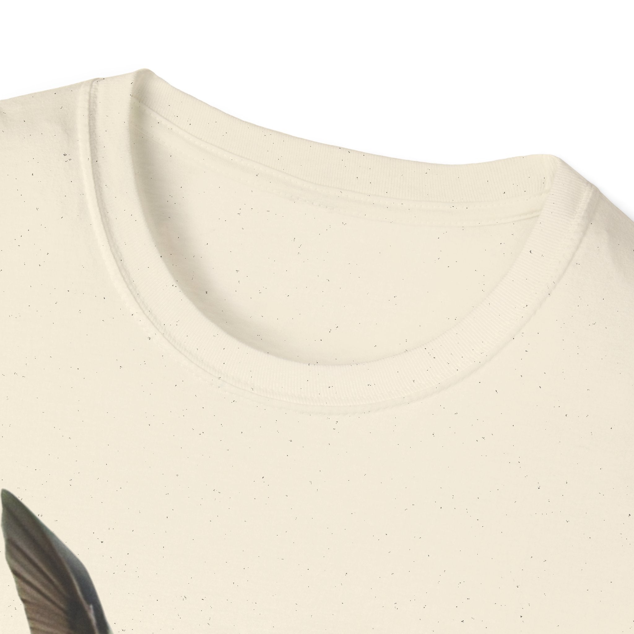 Hummingbird & Red Rose T‑Shirt — Floral Nature Tee #2