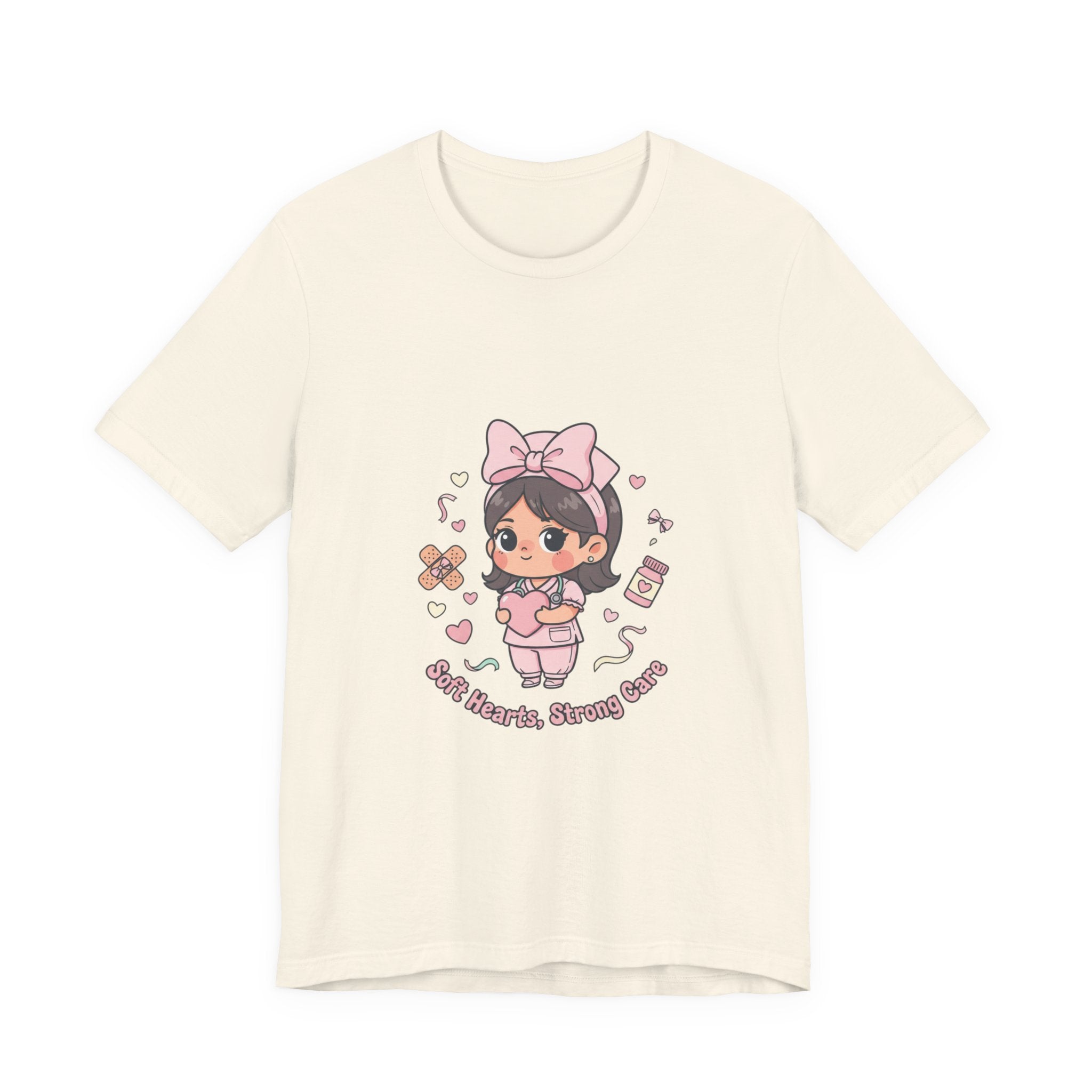 Cute Nurse Graphic Tee | Coquette medical pastel kawaii nurse merch