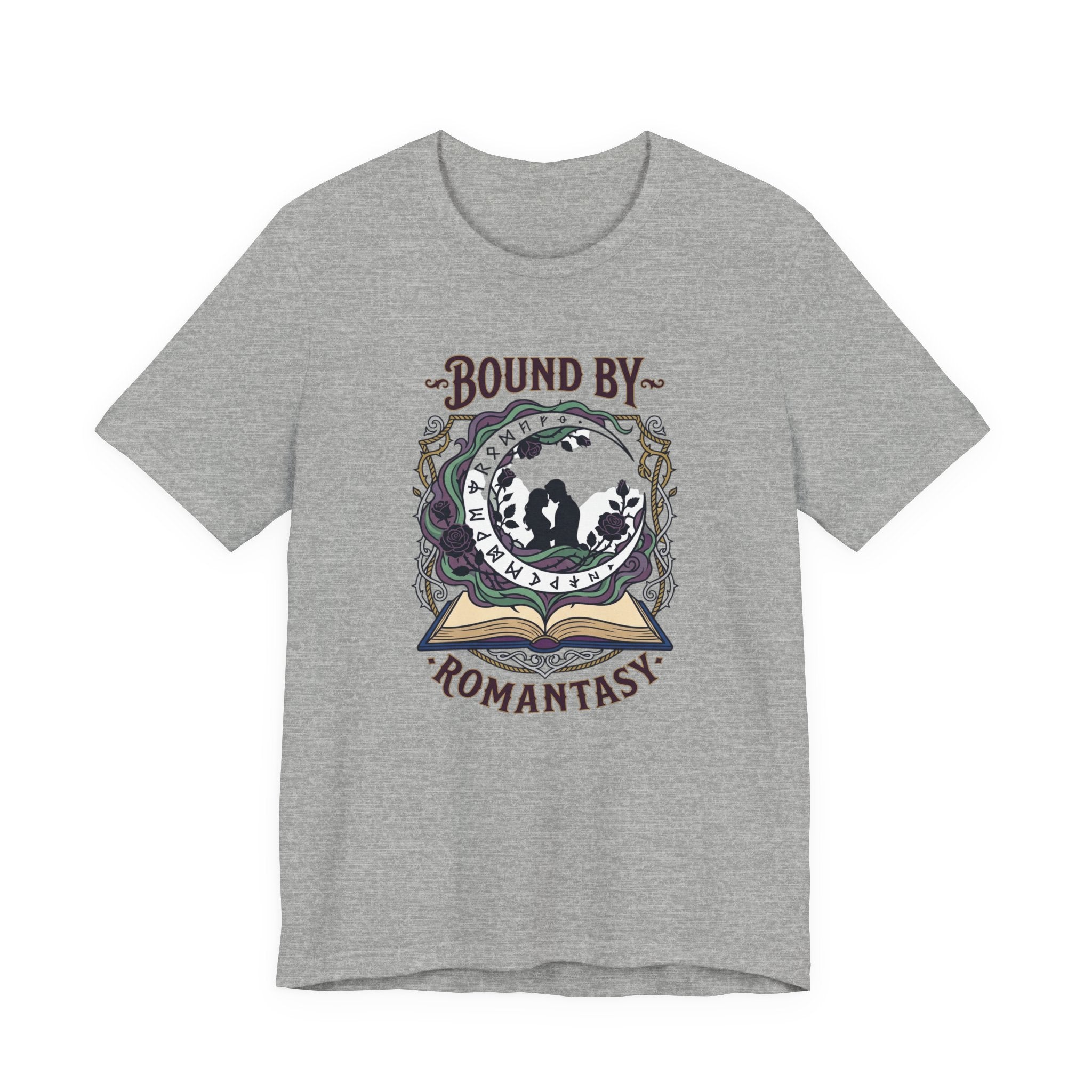 Bound by Romantasy Tee | romantasy reader, enchanted gothic book lover