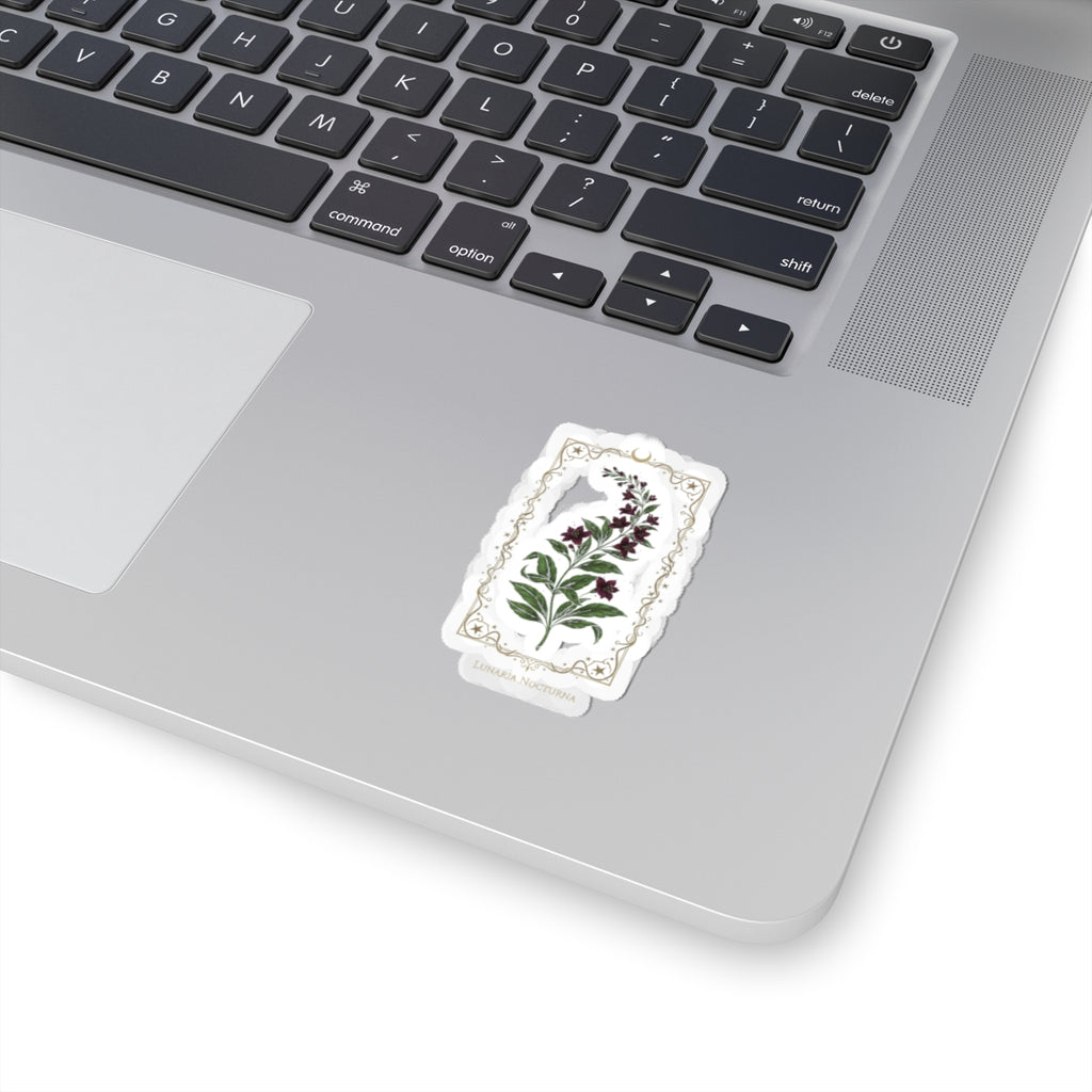 Nightshade Botanical Kiss-Cut Sticker | dark botanical, witchy garden