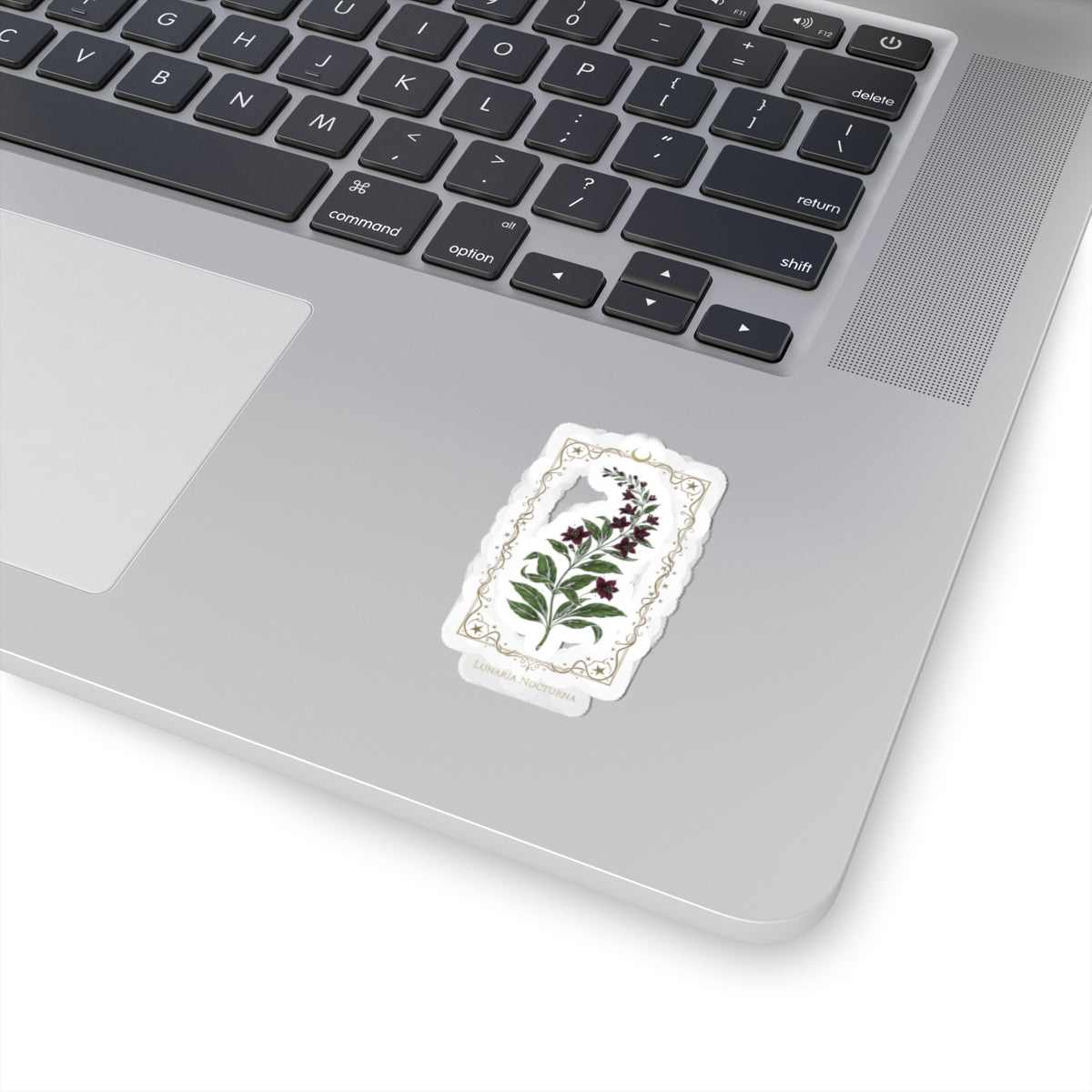 Nightshade Botanical Kiss-Cut Sticker | dark botanical, witchy garden