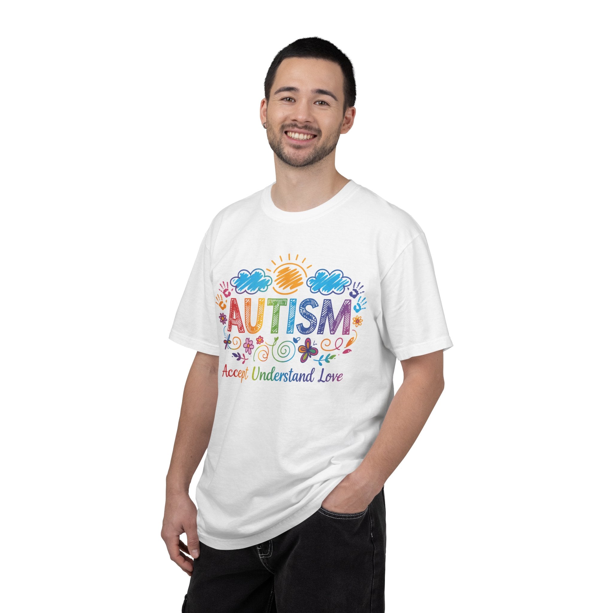 Autism Awareness T-Shirt — "Accept Understand Love" Colorful Support Tee