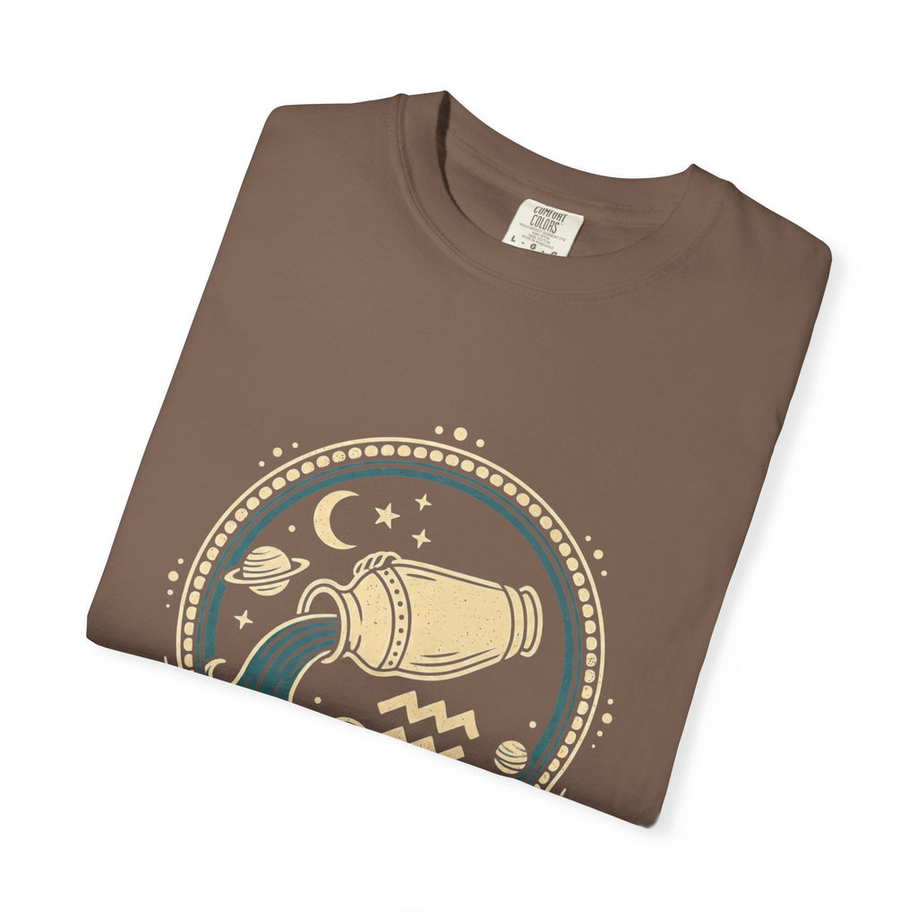 Aquarius Zodiac T-Shirt — Water Bearer Astrology Tee