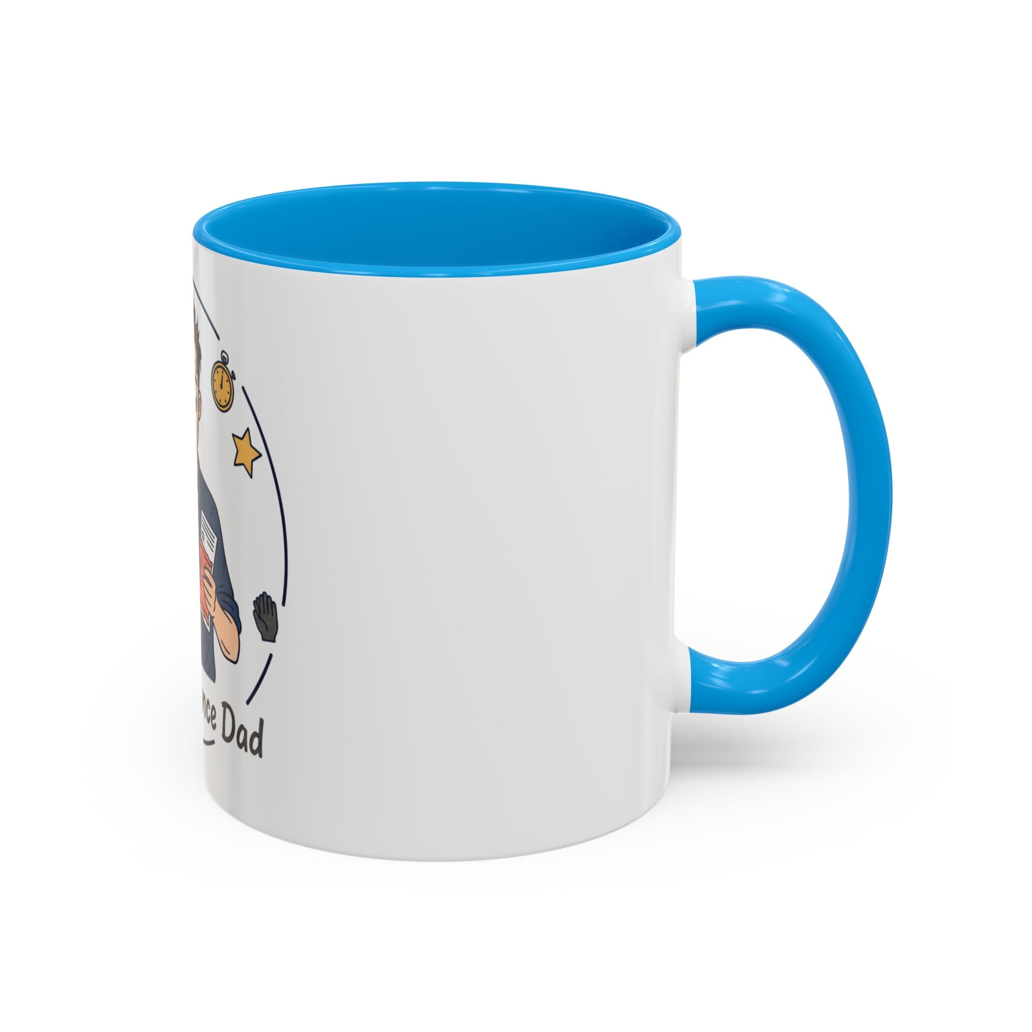 Frazzled Dance Dad Mug — Funny Dance Dad Coffee Cup (11oz/15oz)
