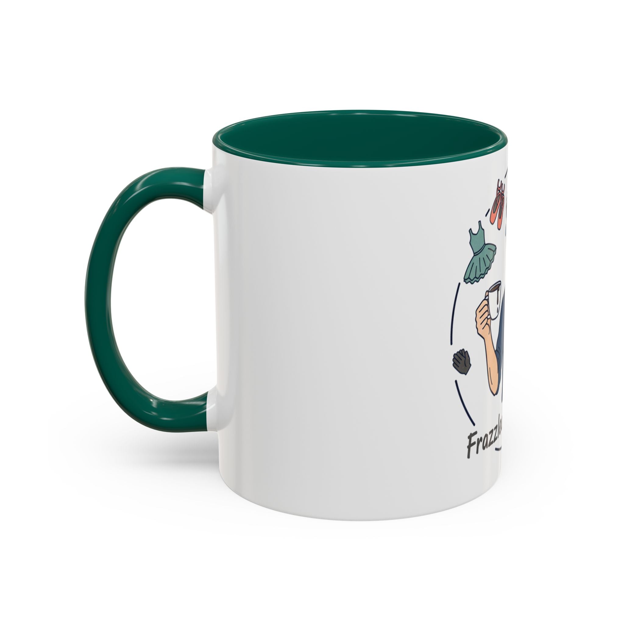 Frazzled Dance Dad Mug — Funny Dance Dad Coffee Cup (11oz/15oz)