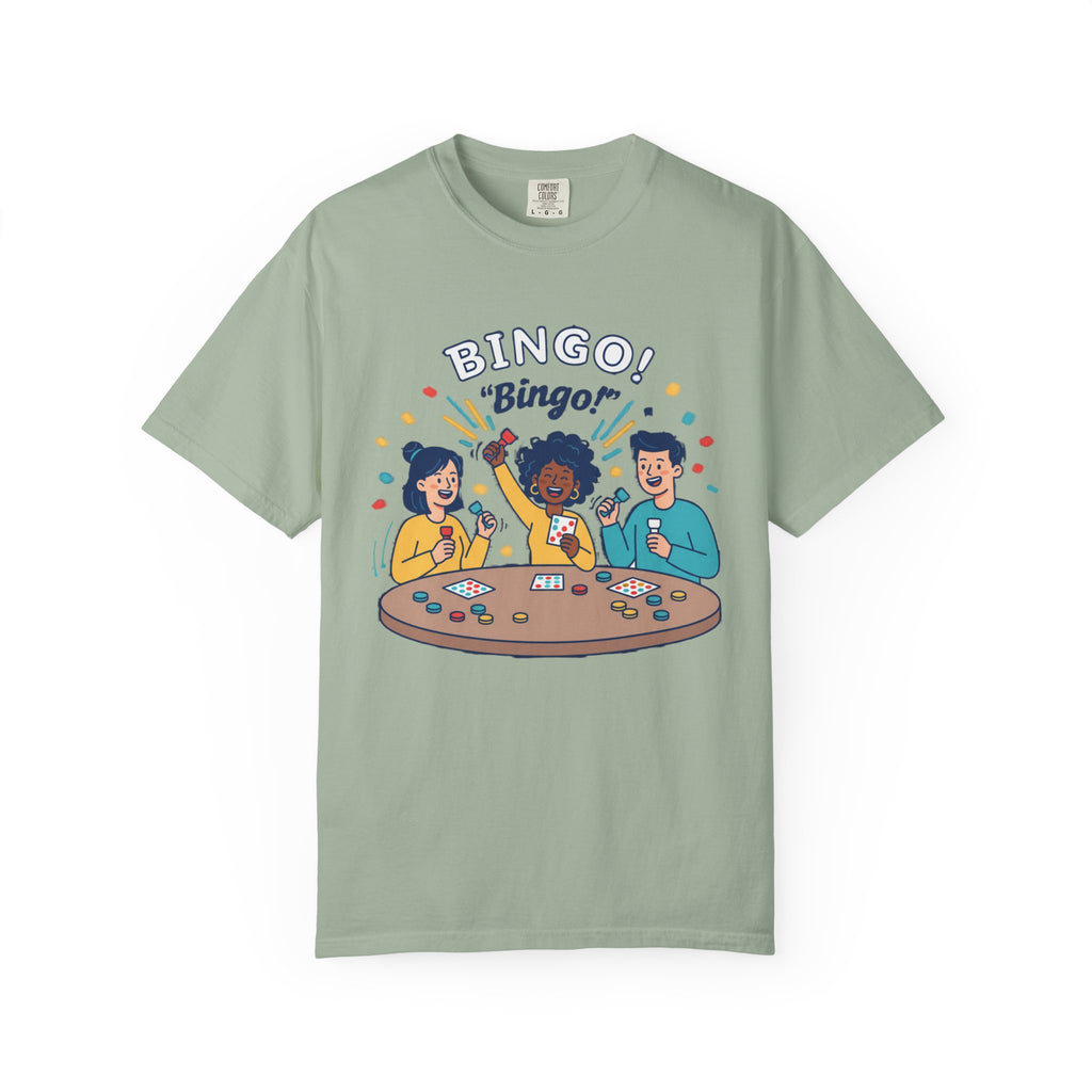 Bingo Night T-Shirt — "Yelling Bingo" Friends Game Tee